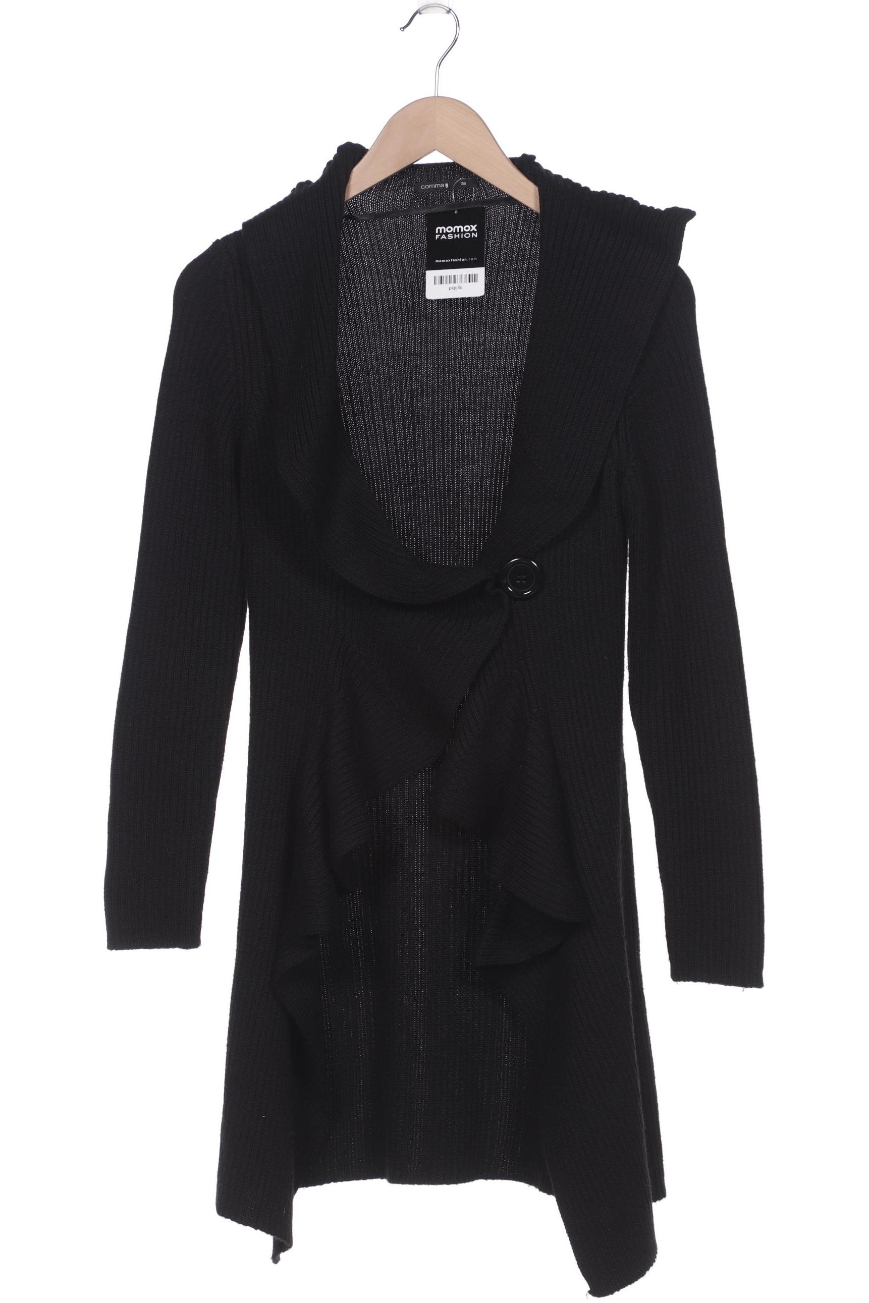 

Comma Damen Strickjacke, schwarz, Gr. 36