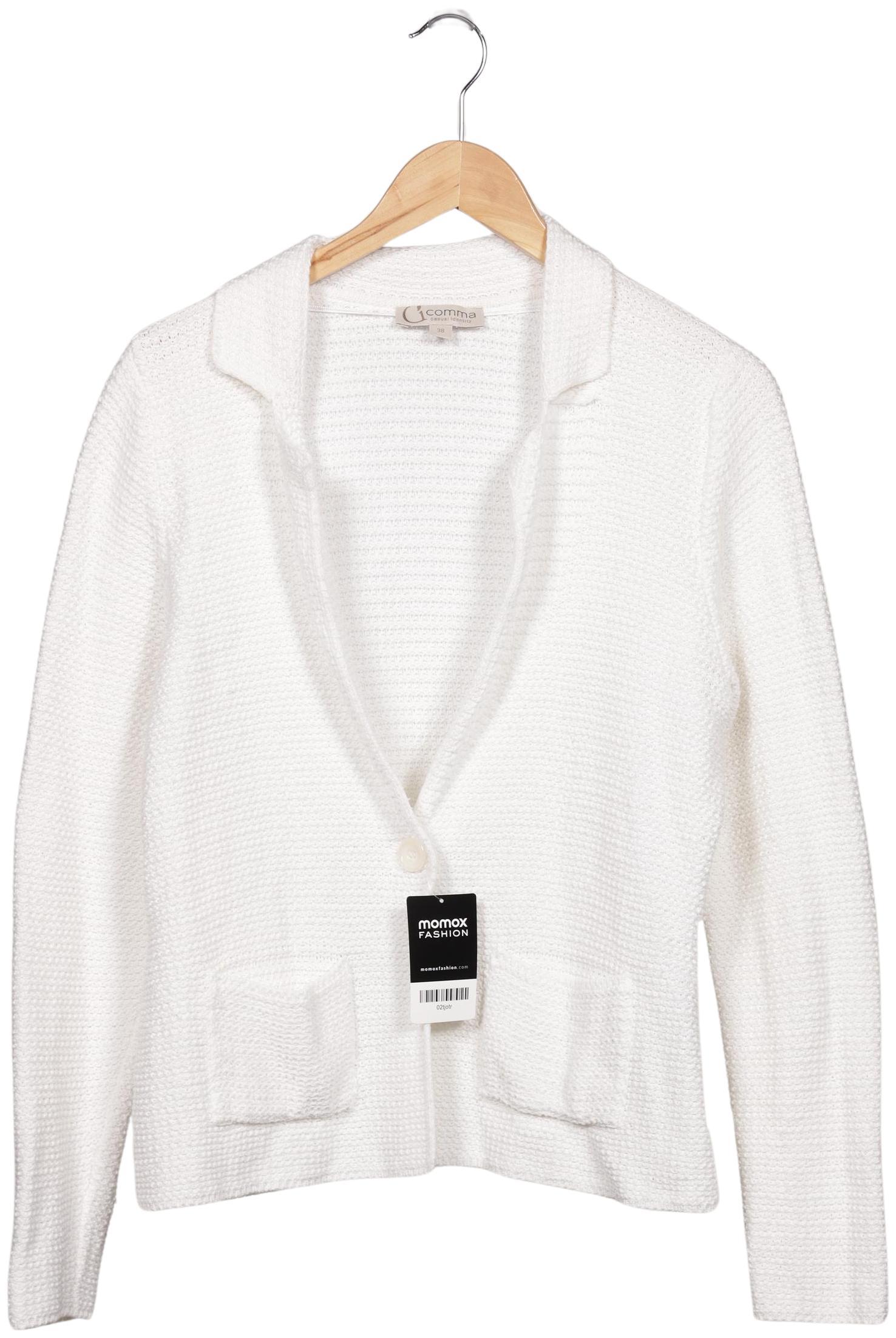 

Comma Damen Strickjacke, cremeweiß, Gr. 38
