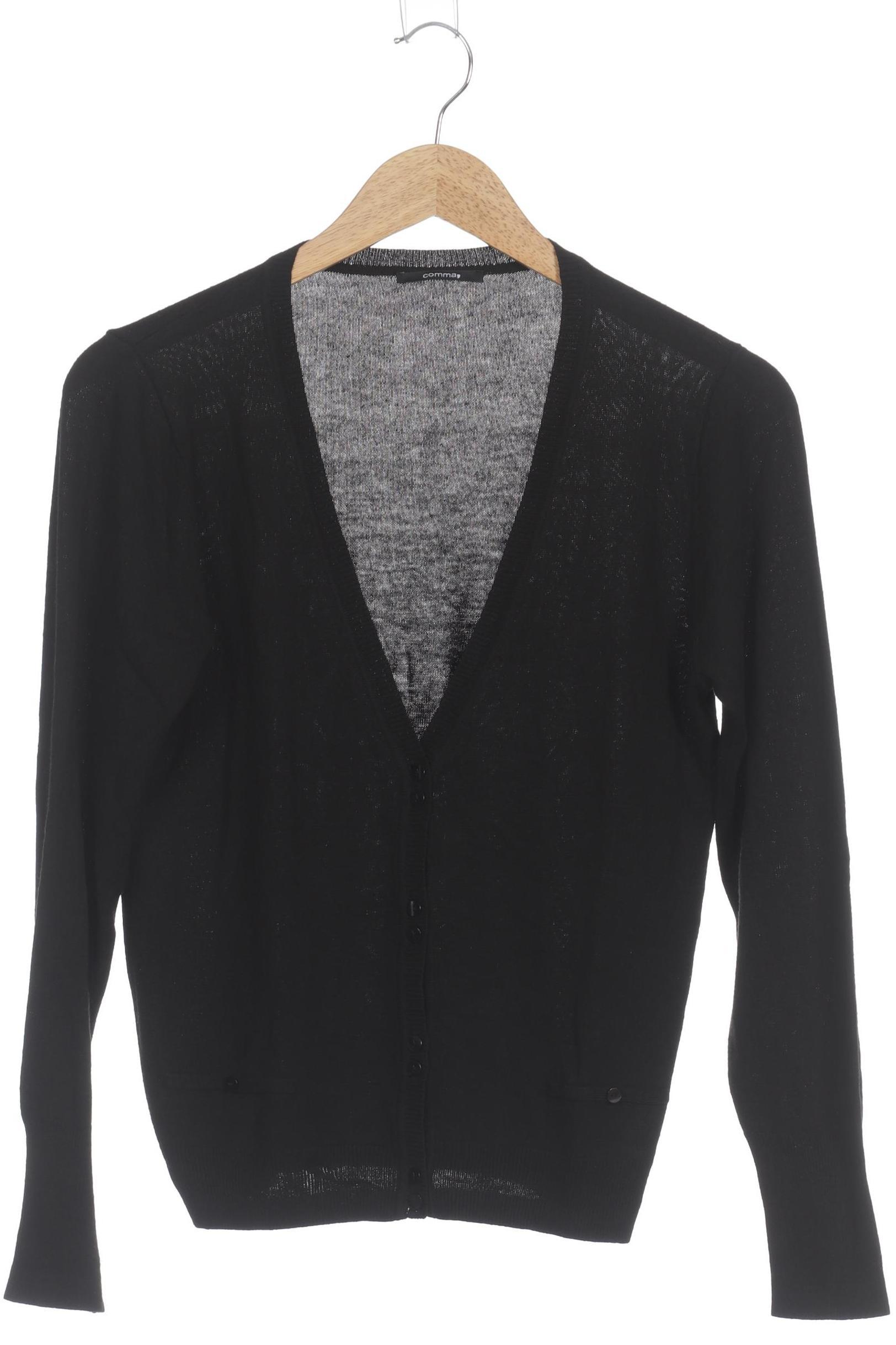 

Comma Damen Strickjacke, schwarz, Gr.