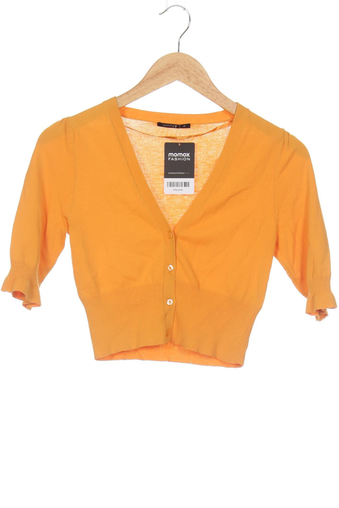 

Comma Damen Strickjacke, orange, Gr. 34