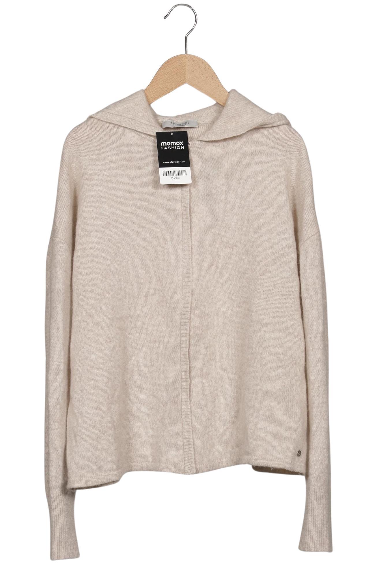 

Comma Damen Strickjacke, beige, Gr. 42