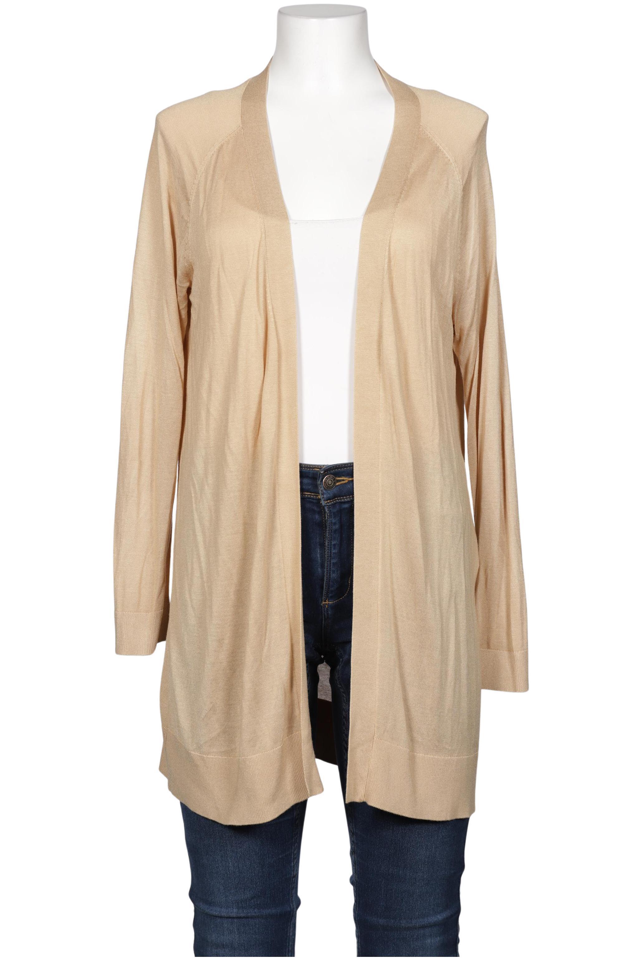 

Comma Damen Strickjacke, beige, Gr. 42