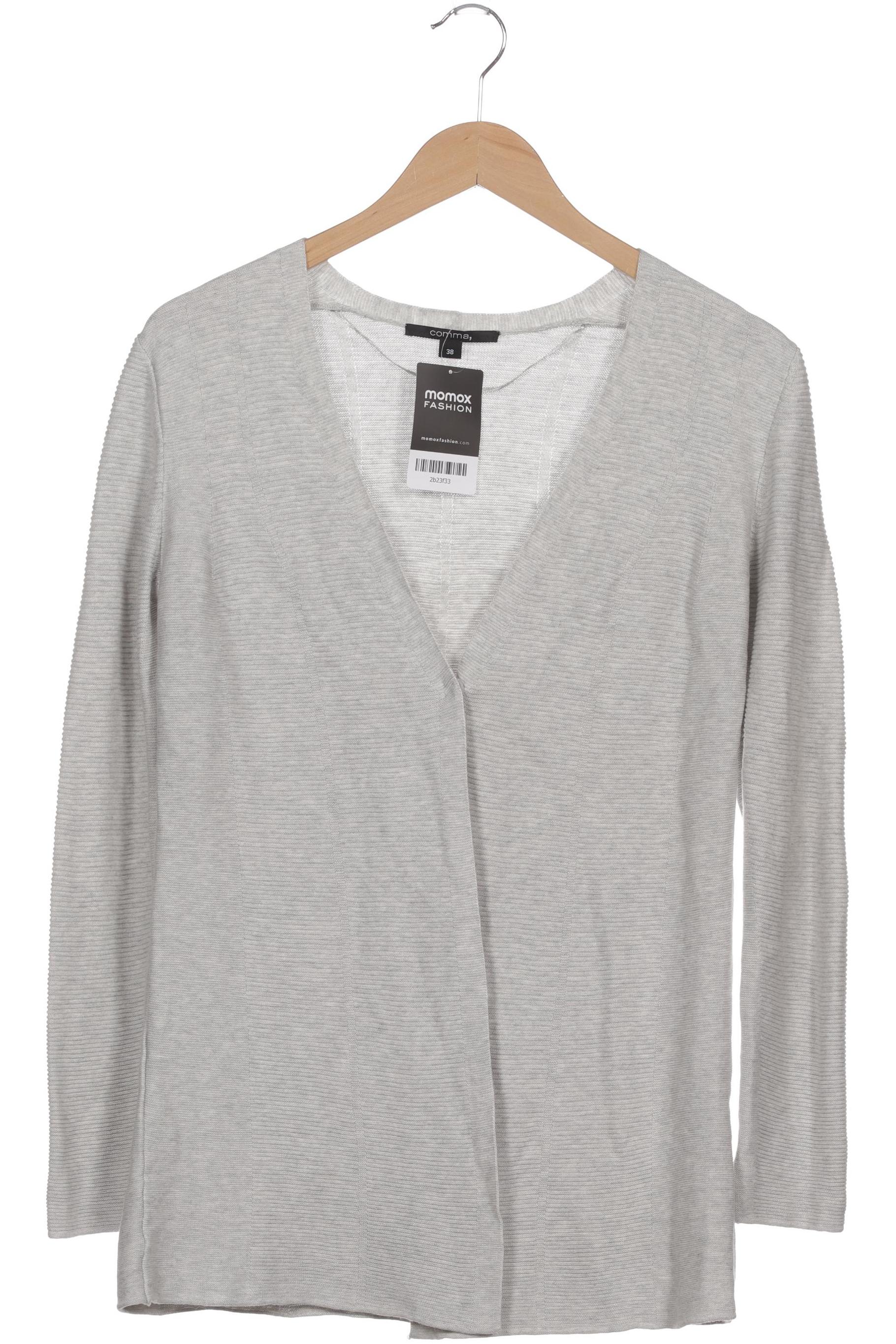

Comma Damen Strickjacke, grau, Gr. 38