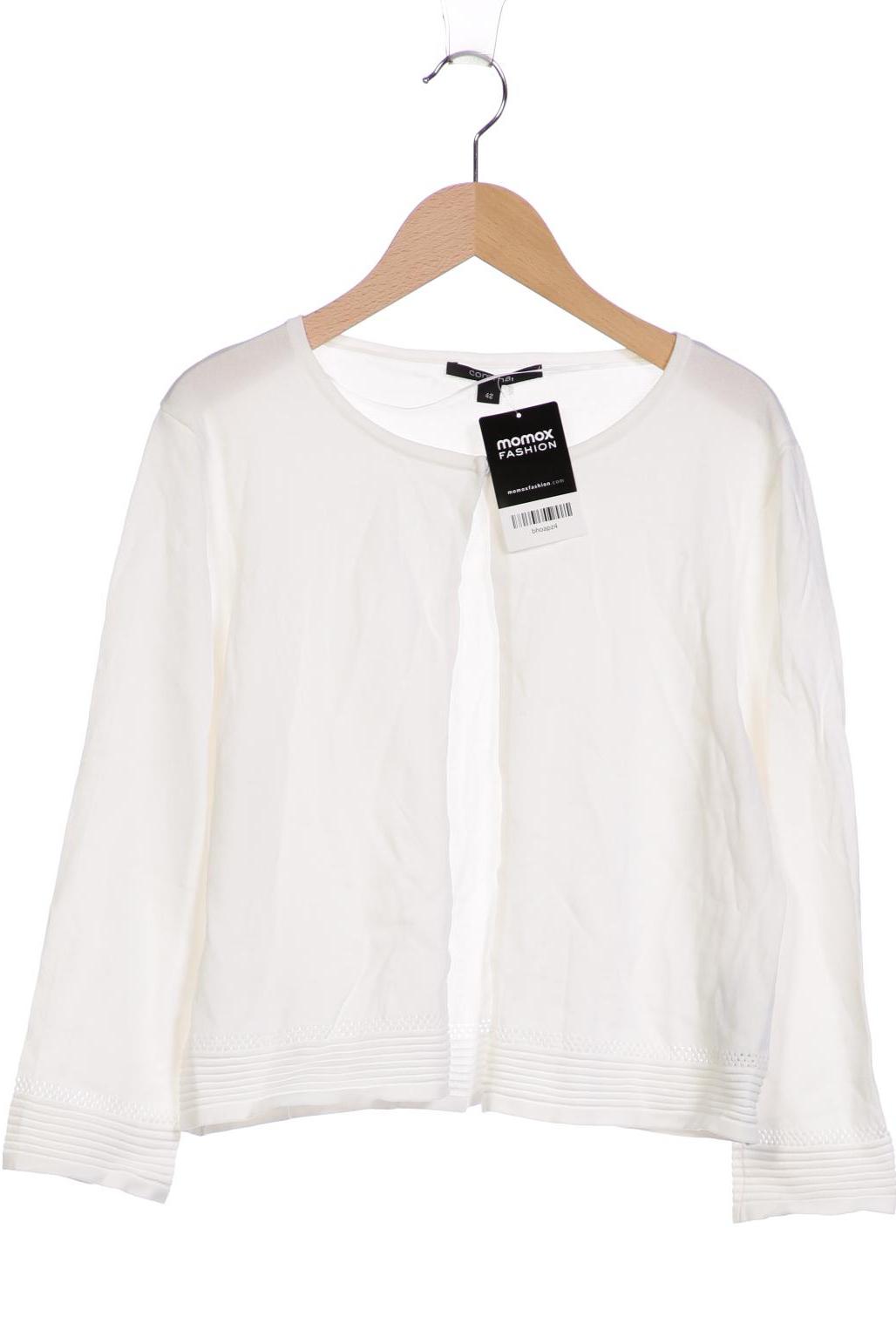 

Comma Damen Strickjacke, weiß, Gr. 42