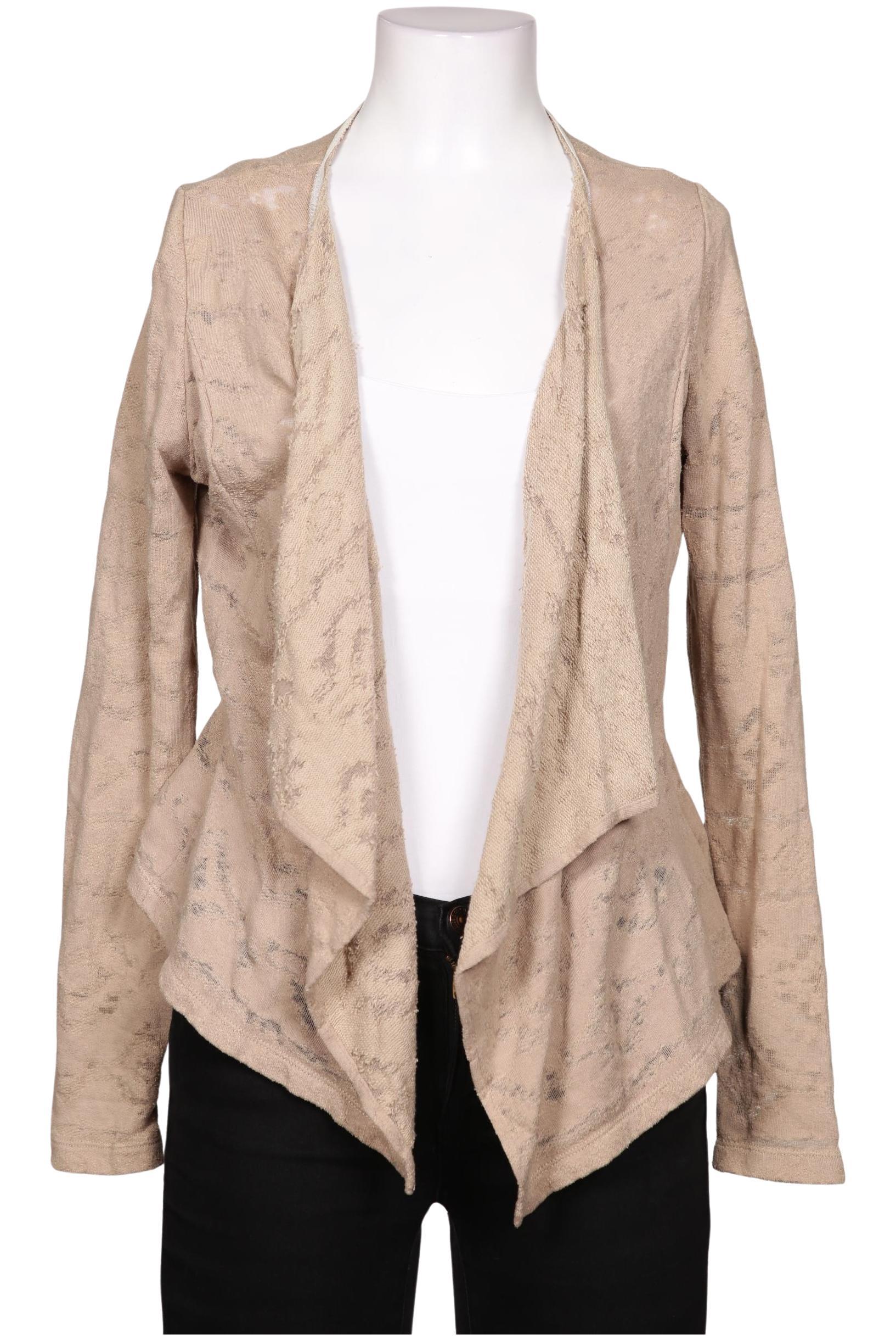 

Comma Damen Strickjacke, beige, Gr. 36