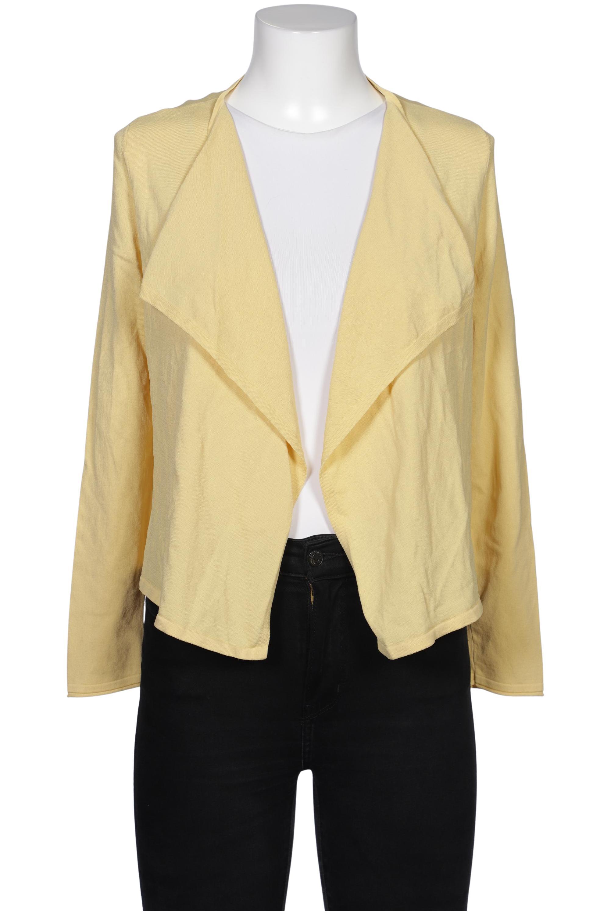 

Comma Damen Strickjacke, gelb, Gr. 38