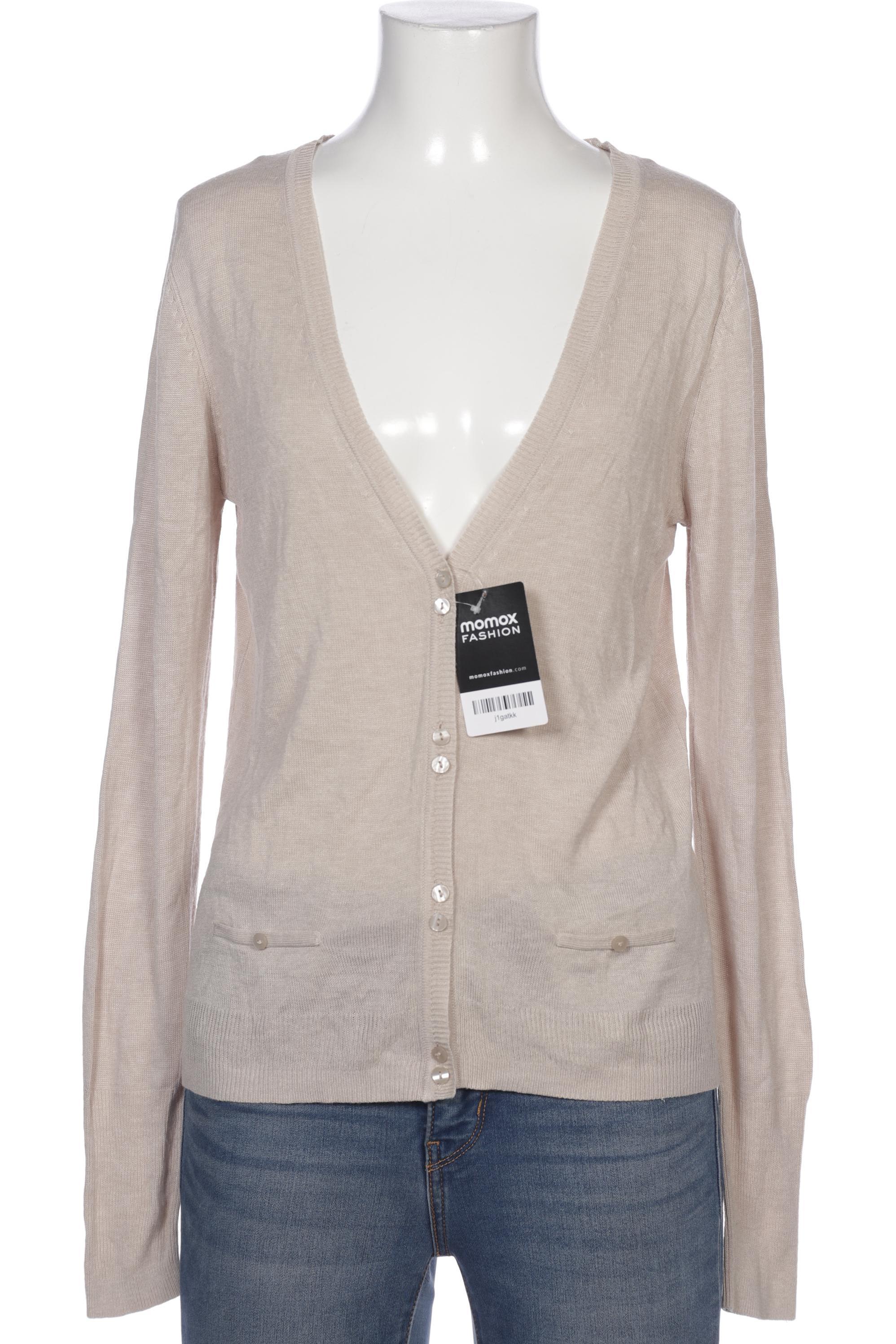 

Comma Damen Strickjacke, beige, Gr. 36