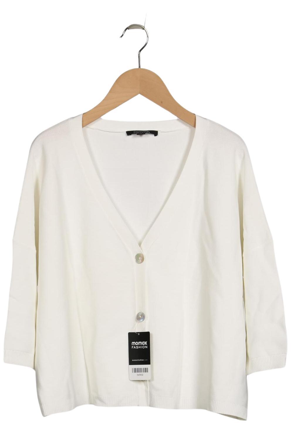 

Comma Damen Strickjacke, weiß, Gr. 36