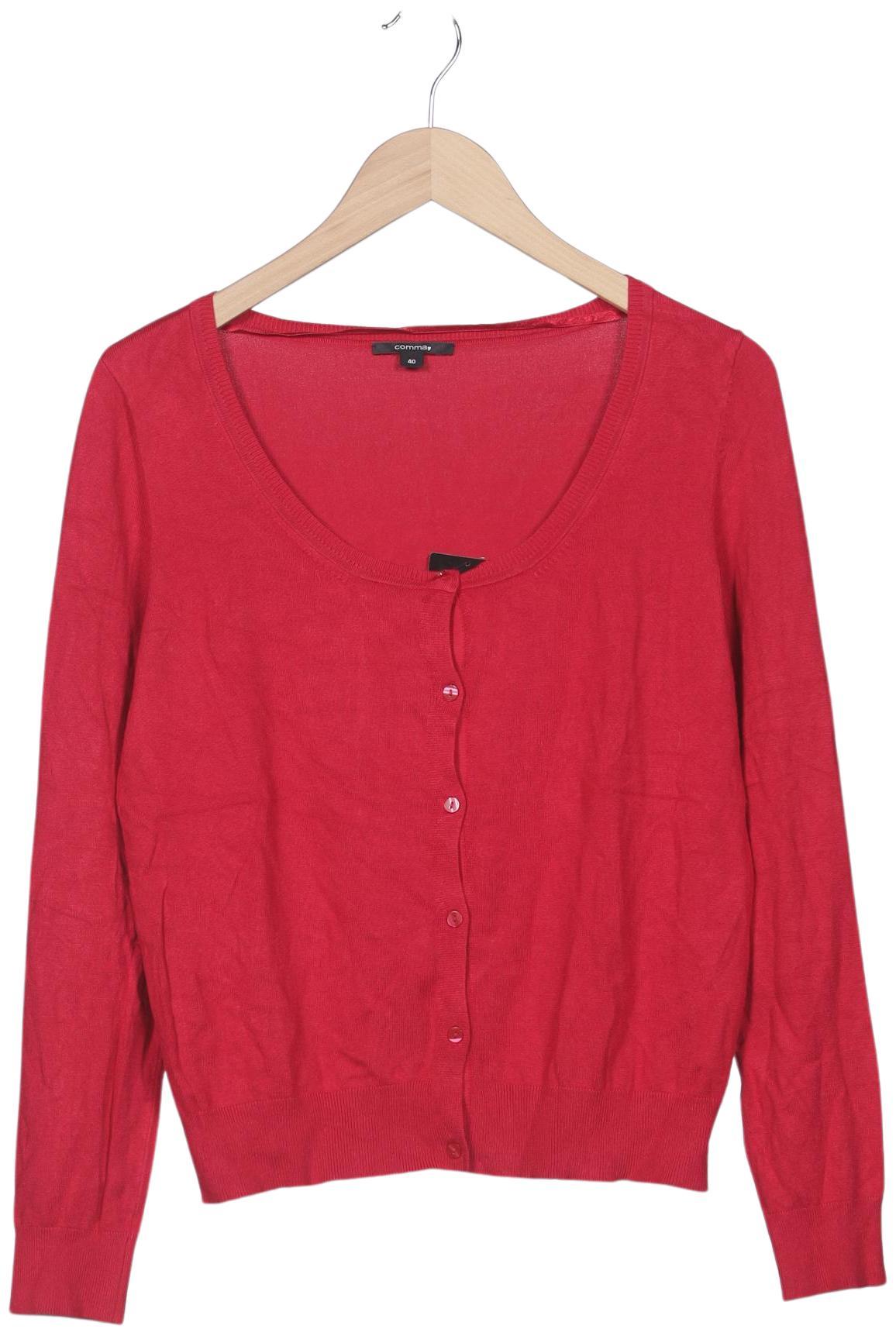 

Comma Damen Strickjacke, rot, Gr. 40