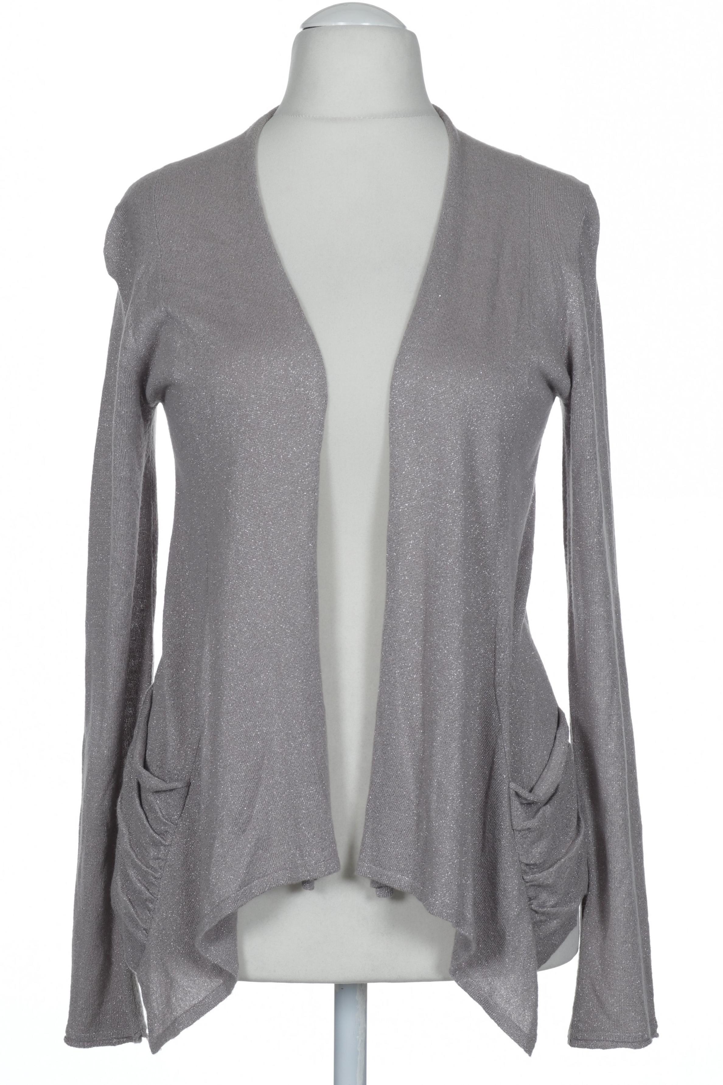 

Comma Damen Strickjacke, silber, Gr. 38