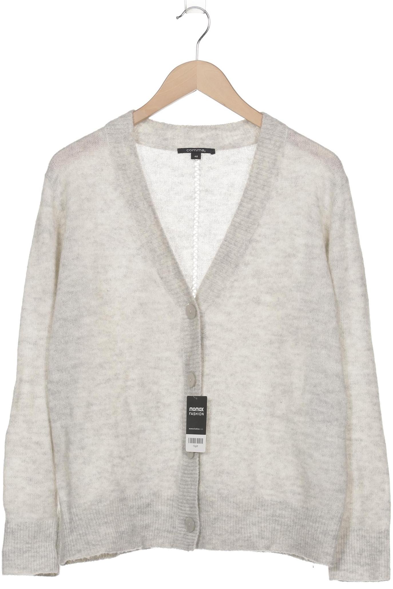 

Comma Damen Strickjacke, grau, Gr. 42