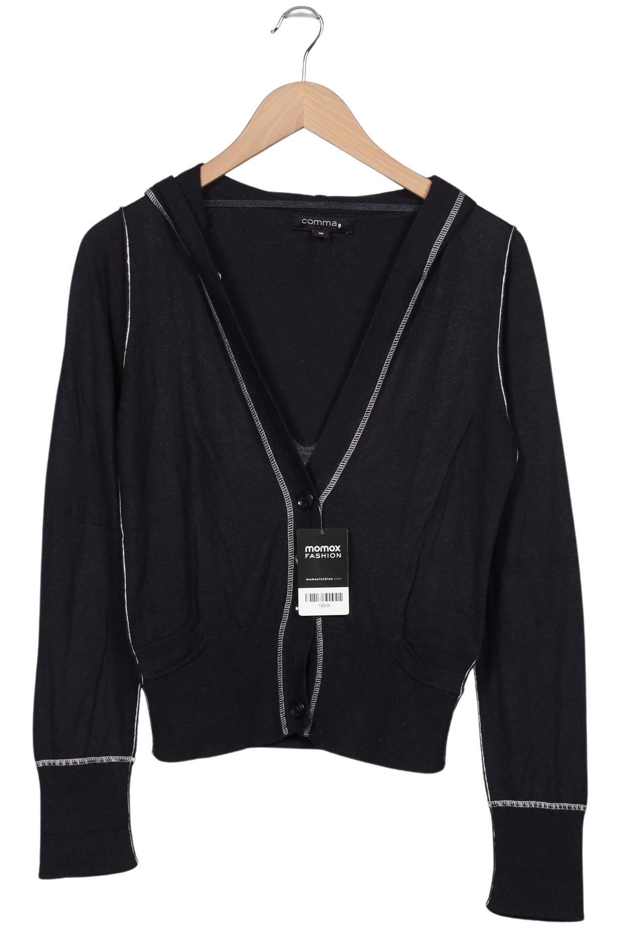 

Comma Damen Strickjacke, marineblau, Gr. 36