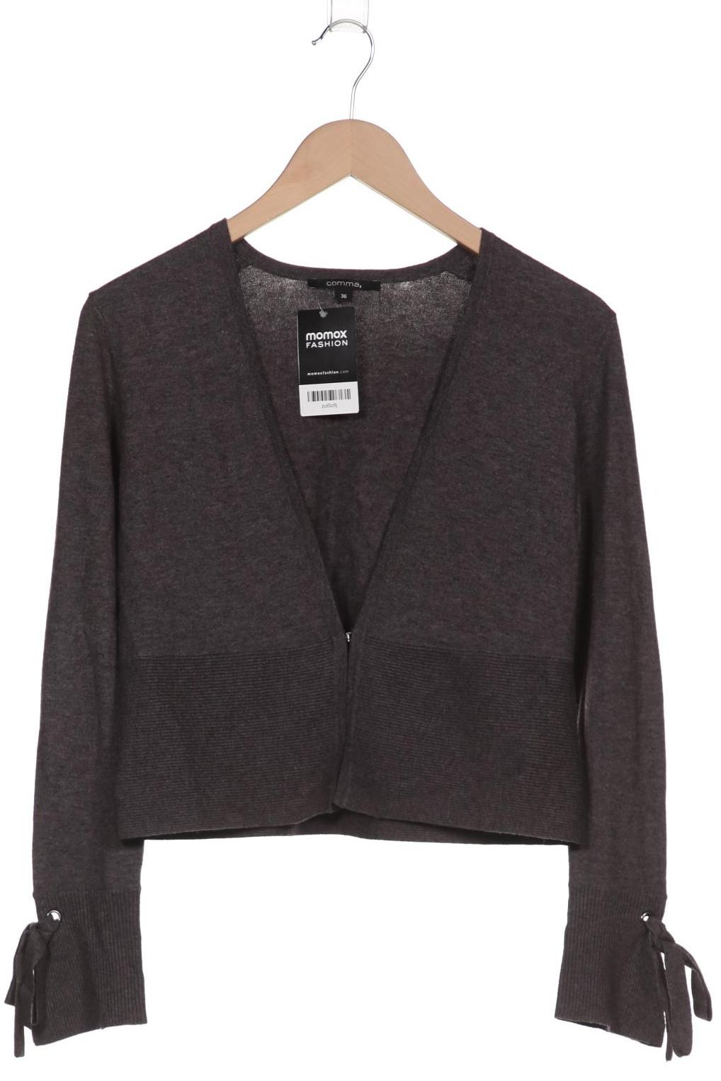 

Comma Damen Strickjacke, grau, Gr. 36