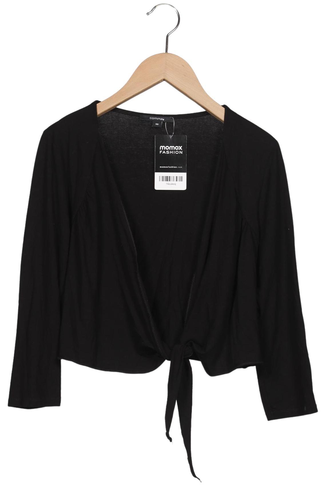 

Comma Damen Strickjacke, schwarz, Gr. 36