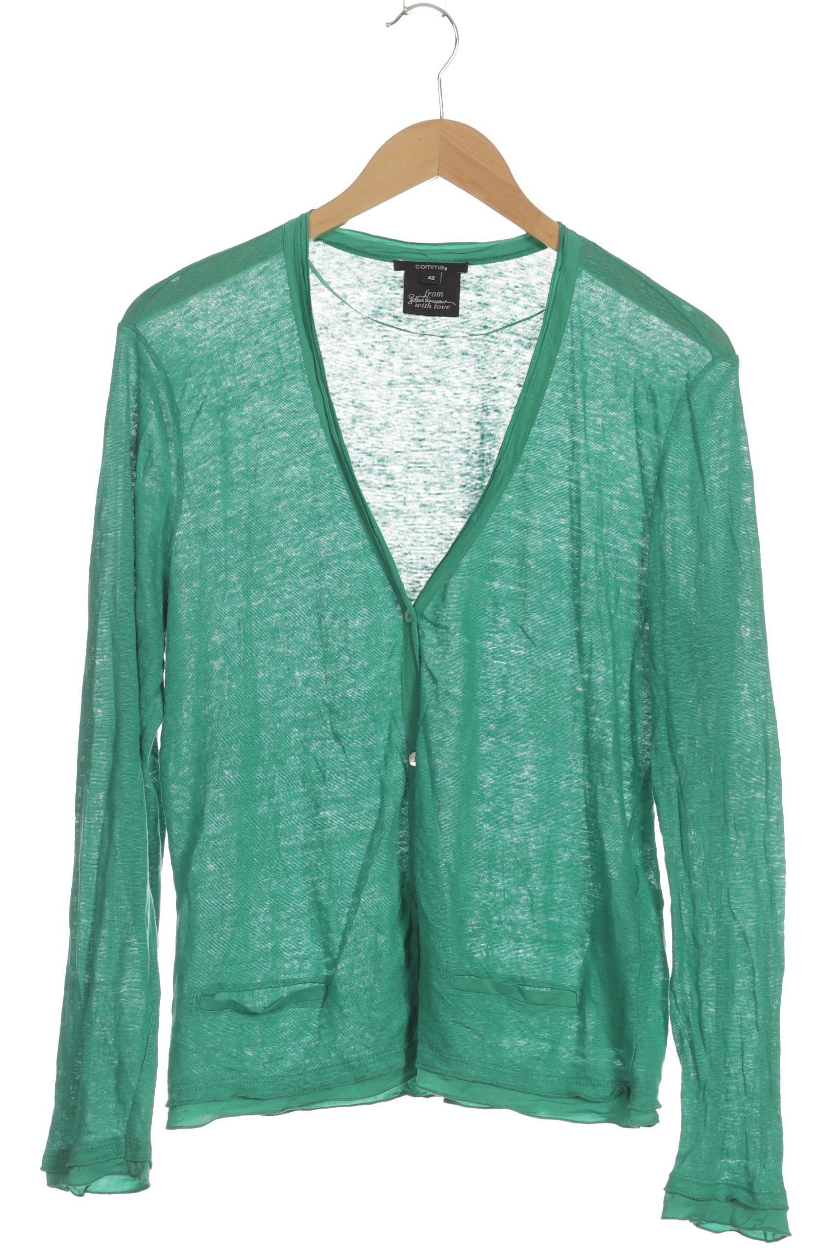 

Comma Damen Strickjacke, grün, Gr. 42