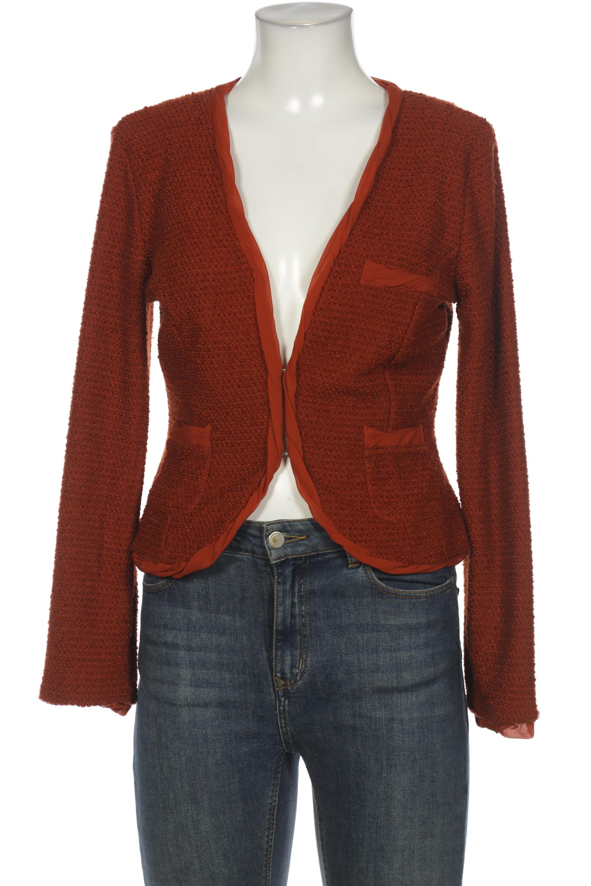 

Comma Damen Strickjacke, orange, Gr. 36
