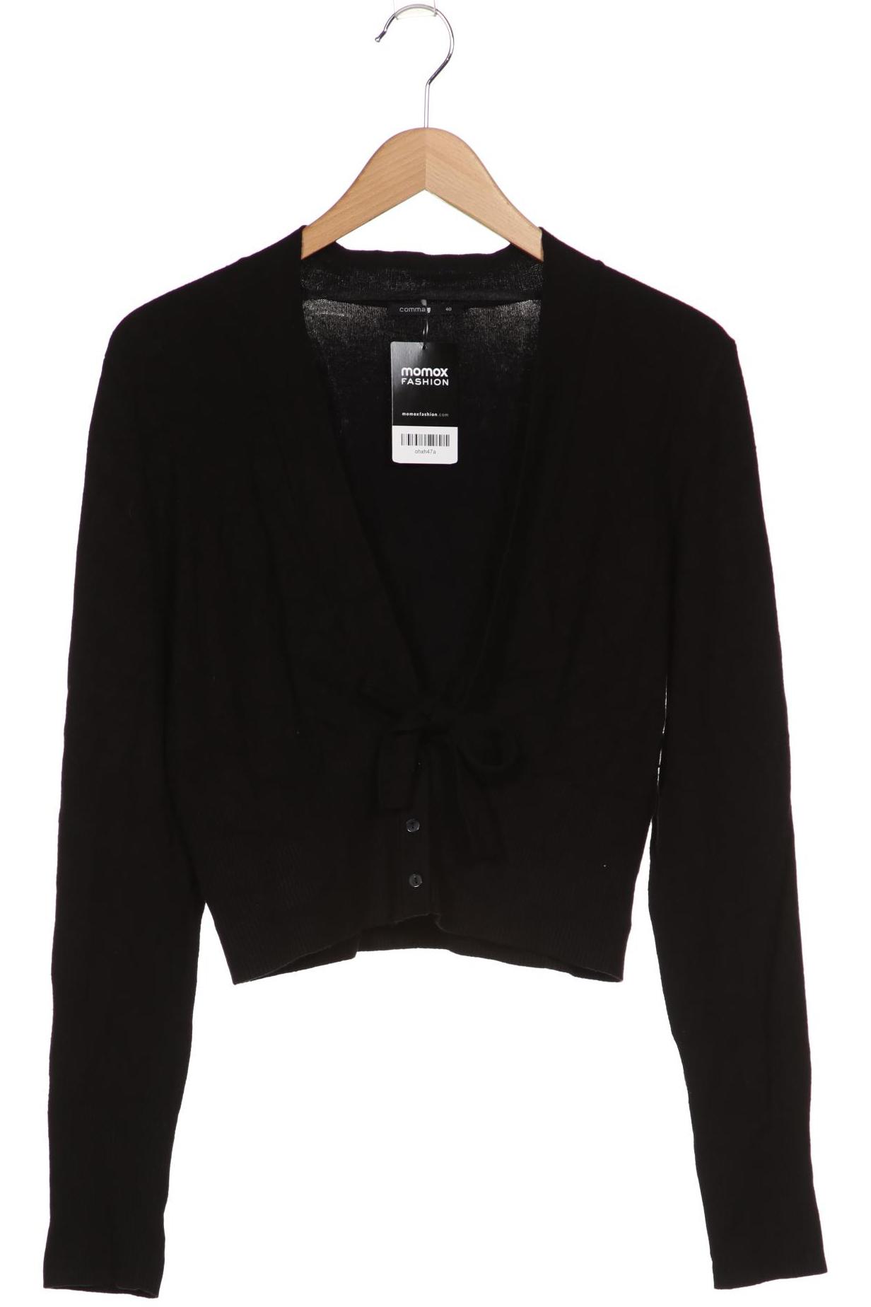 

Comma Damen Strickjacke, schwarz, Gr. 40