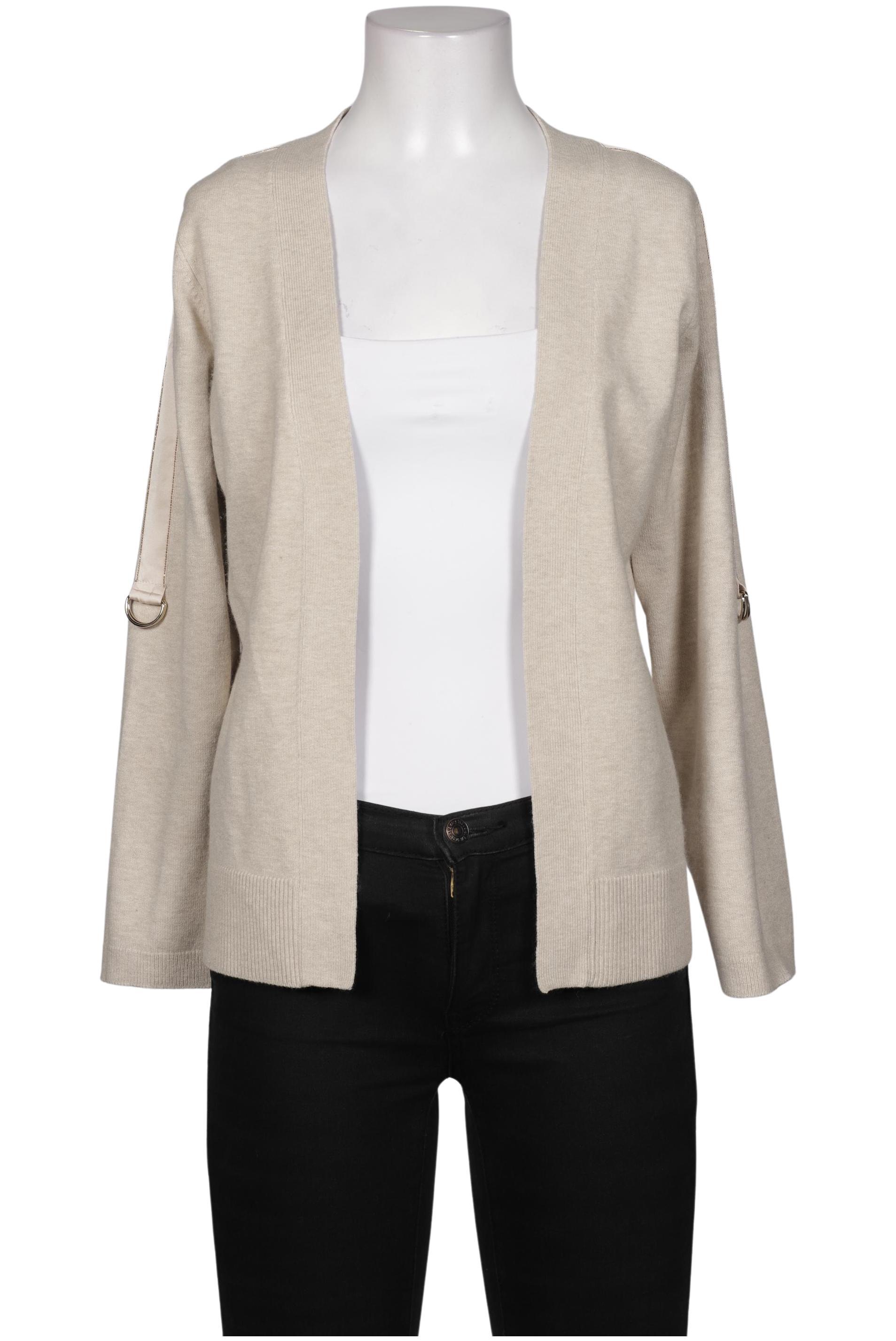 

Comma Damen Strickjacke, beige, Gr. 36