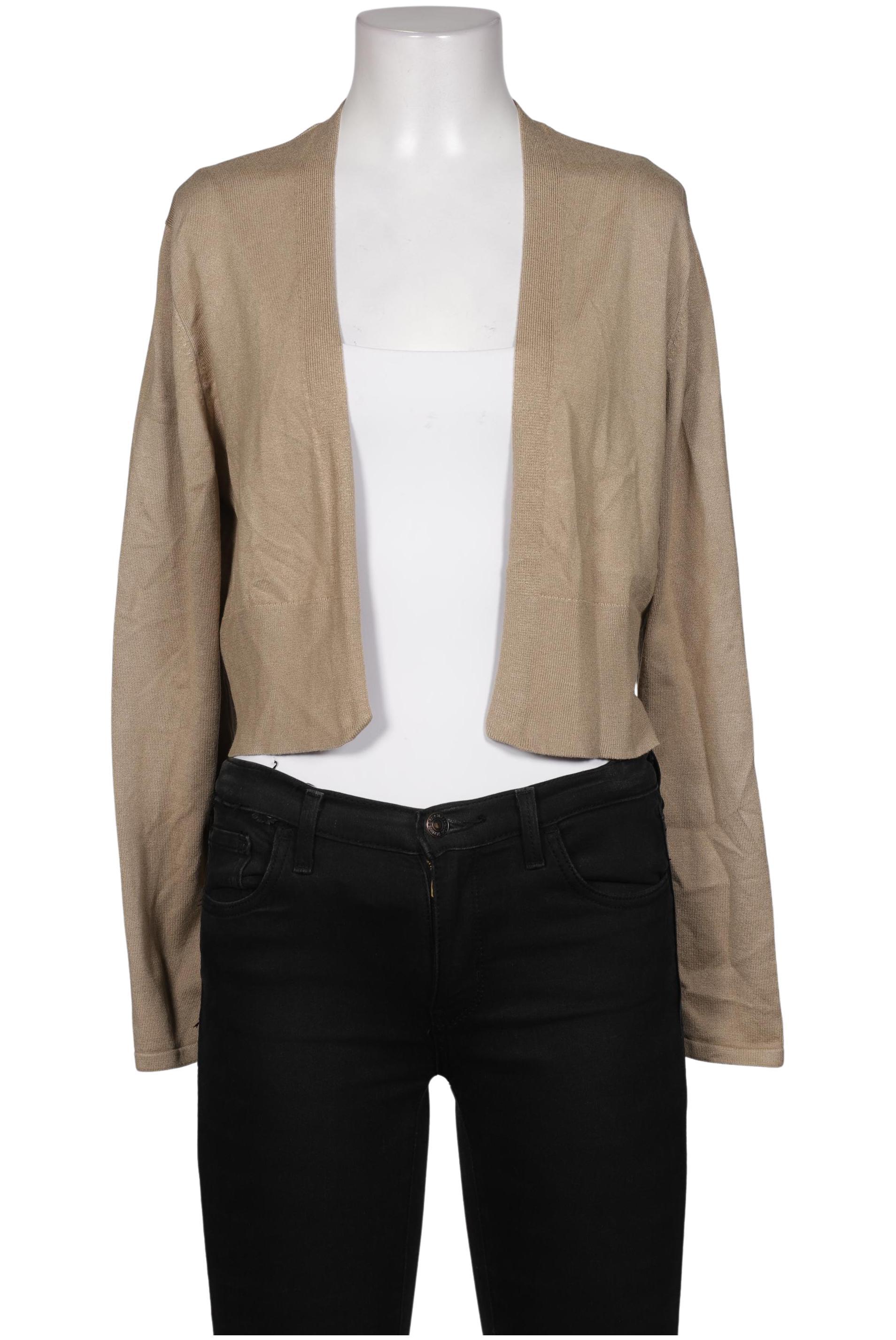 

Comma Damen Strickjacke, beige, Gr. 40