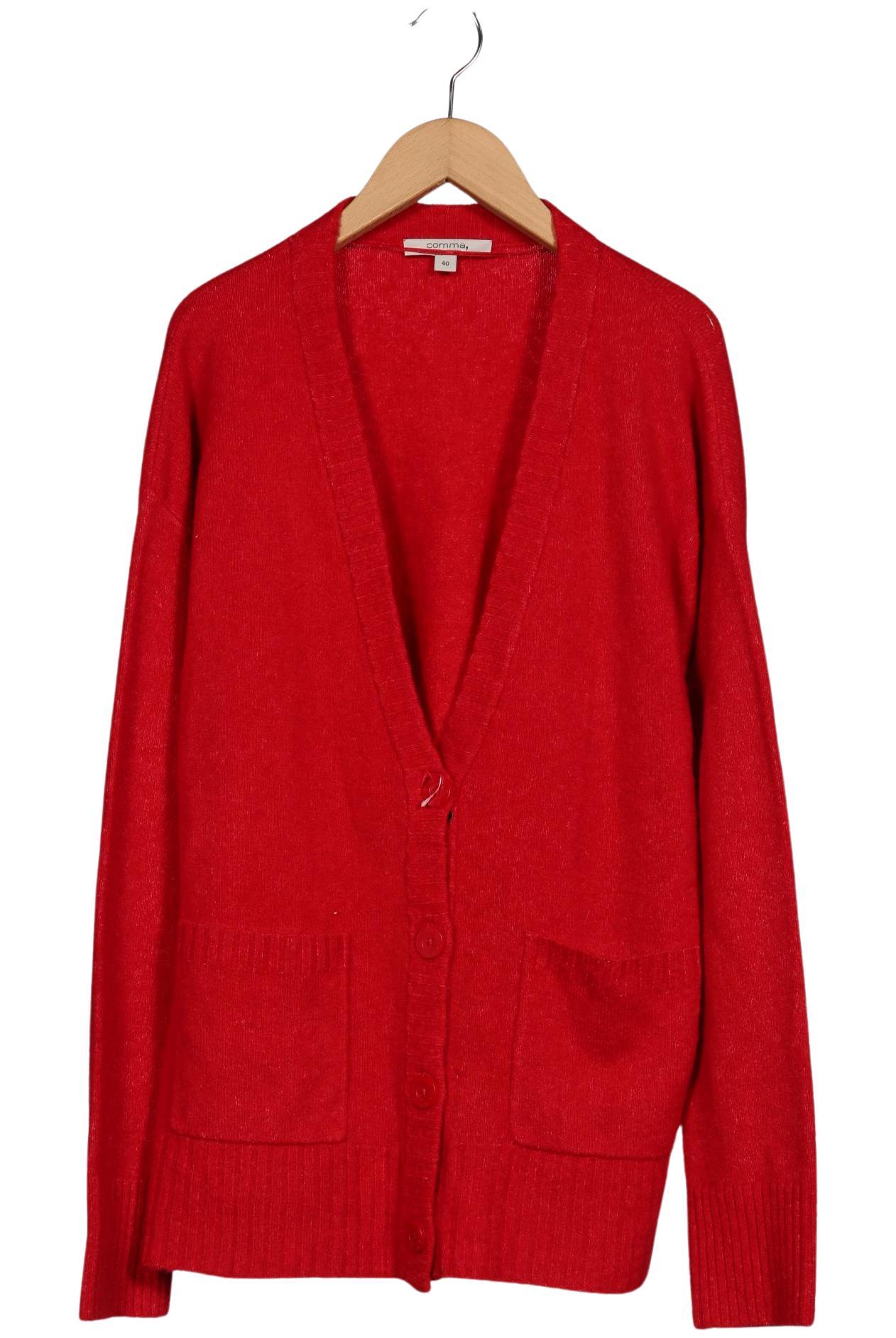 

Comma Damen Strickjacke, rot, Gr. 40