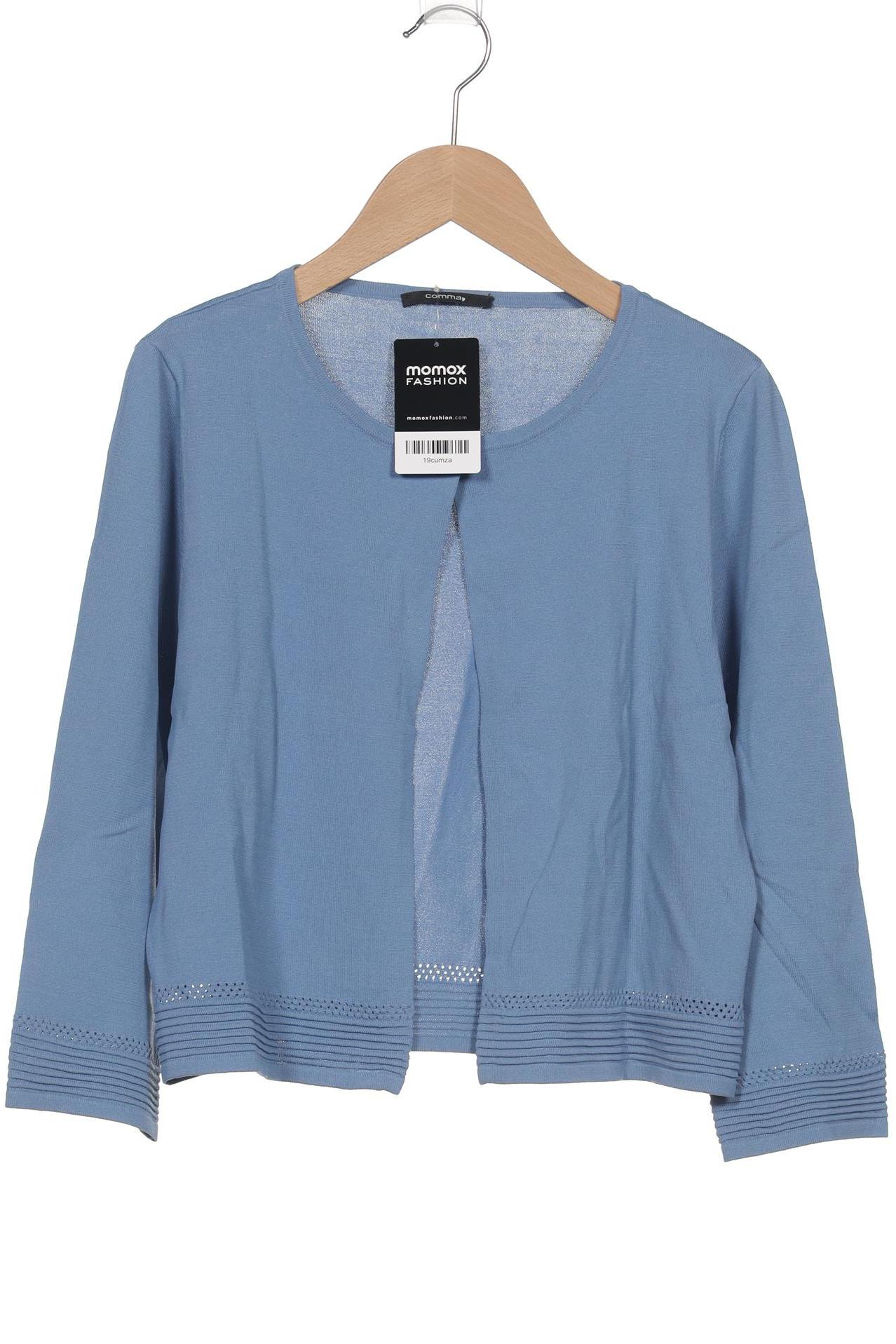 

Comma Damen Strickjacke, blau, Gr. 40