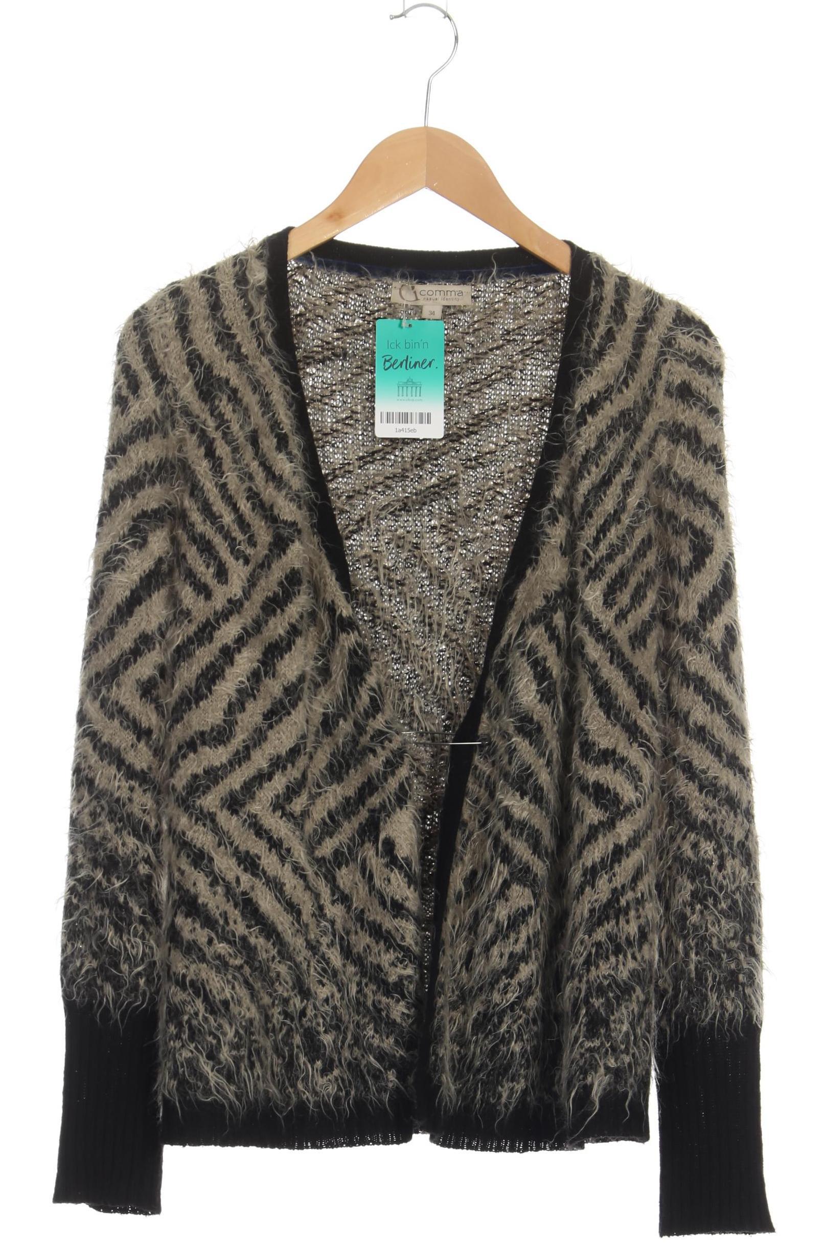 

Comma Damen Strickjacke, schwarz, Gr. 34