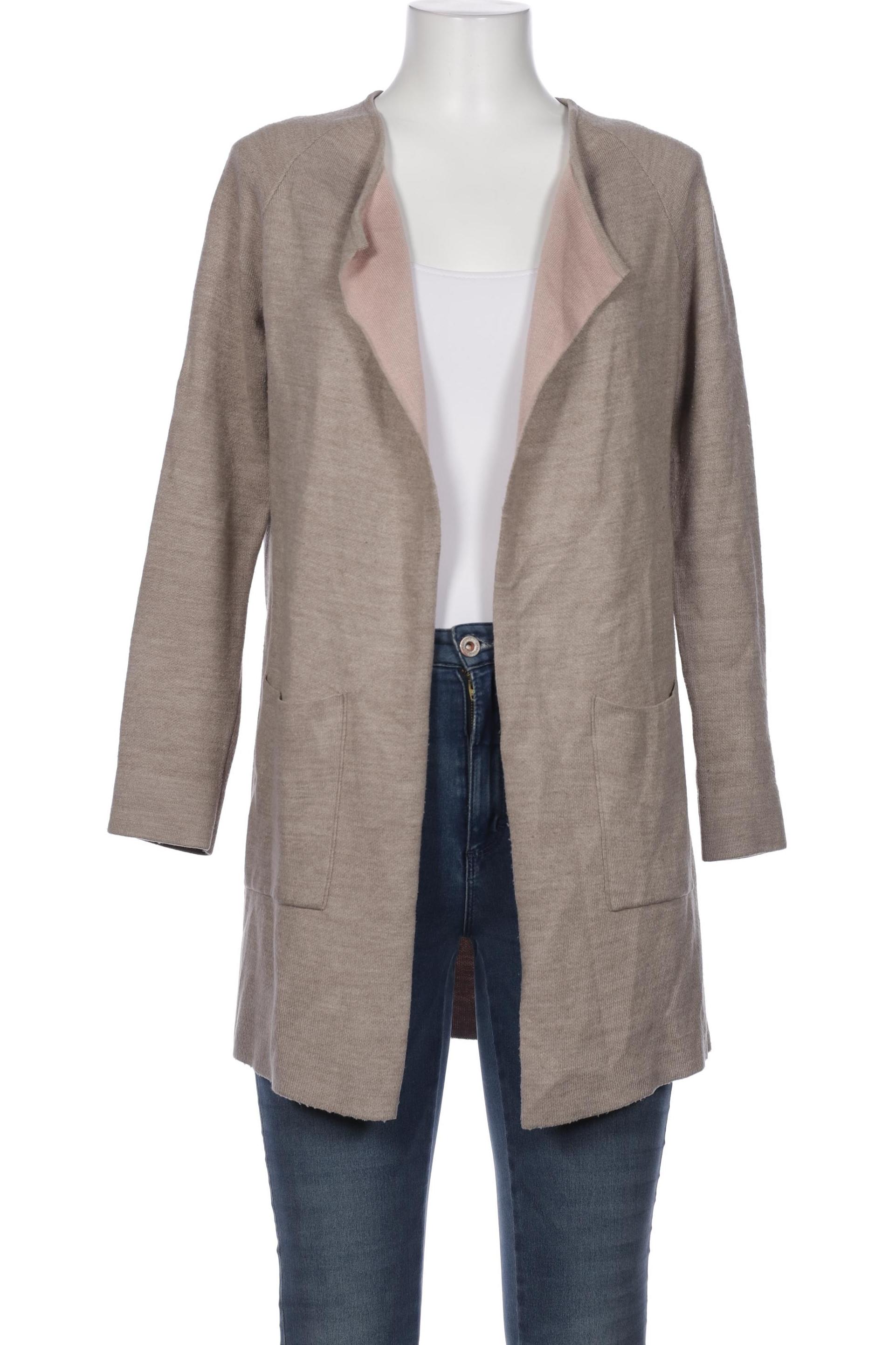 

Comma Damen Strickjacke, beige, Gr. 34