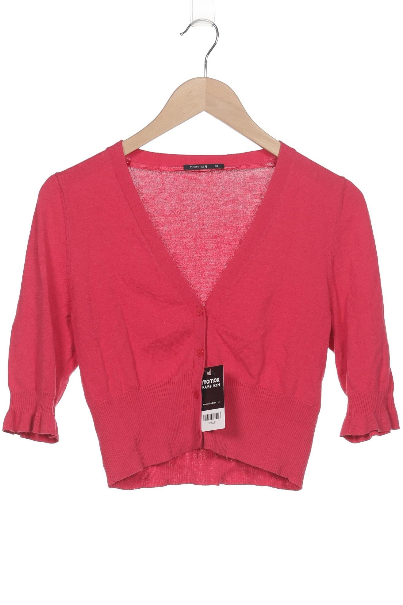 

Comma Damen Strickjacke, pink, Gr. 38