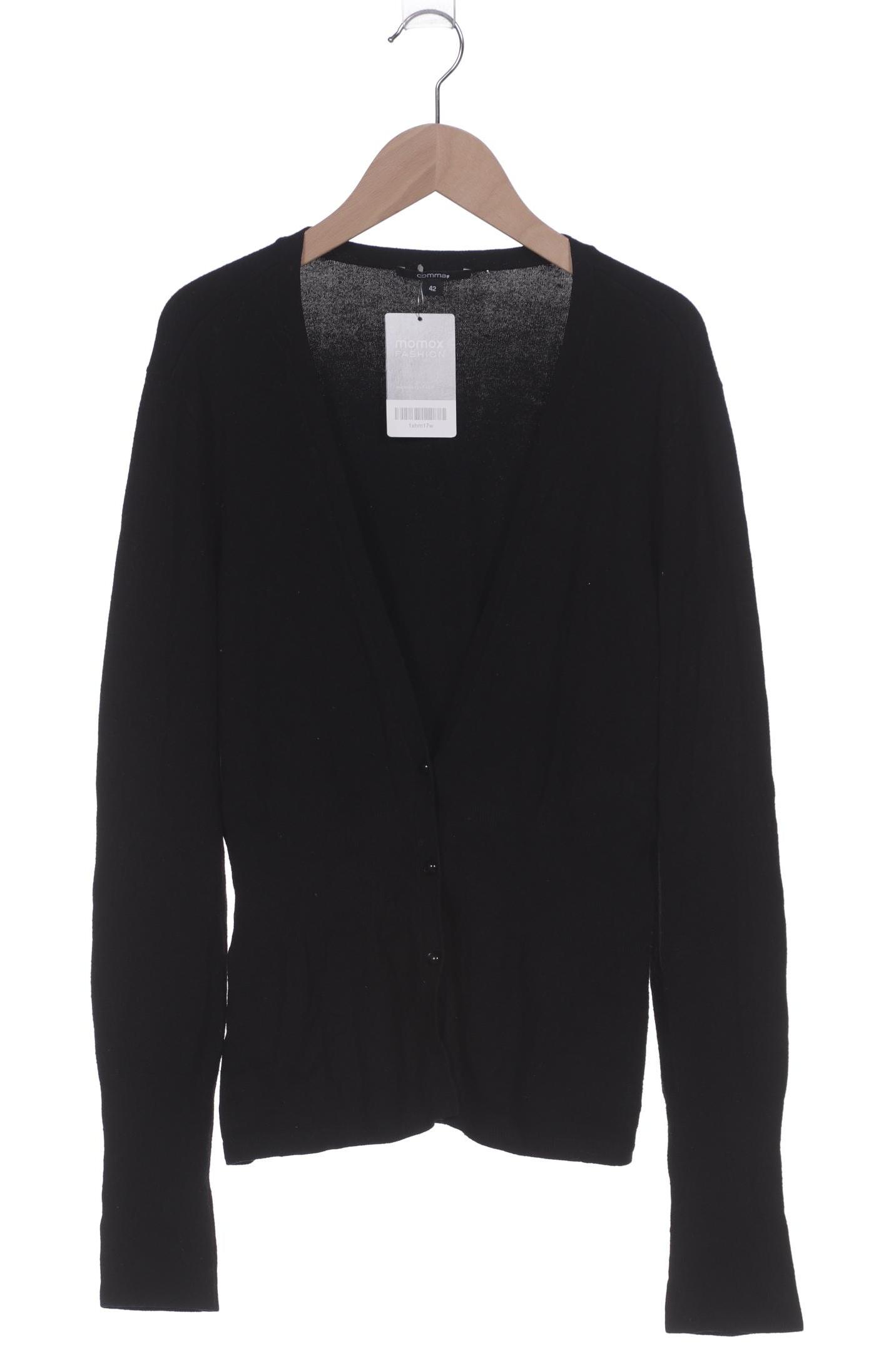 

Comma Damen Strickjacke, schwarz, Gr. 42