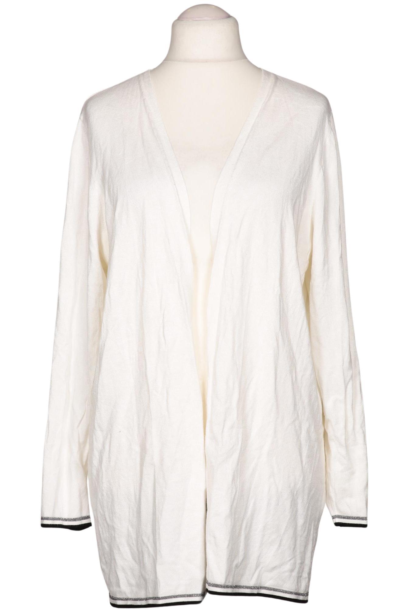 

Comma Damen Strickjacke, weiß, Gr. 46