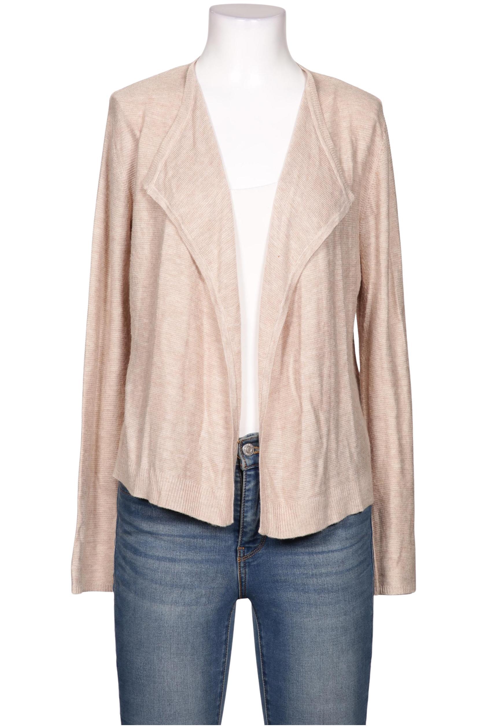 

Comma Damen Strickjacke, beige, Gr. 38