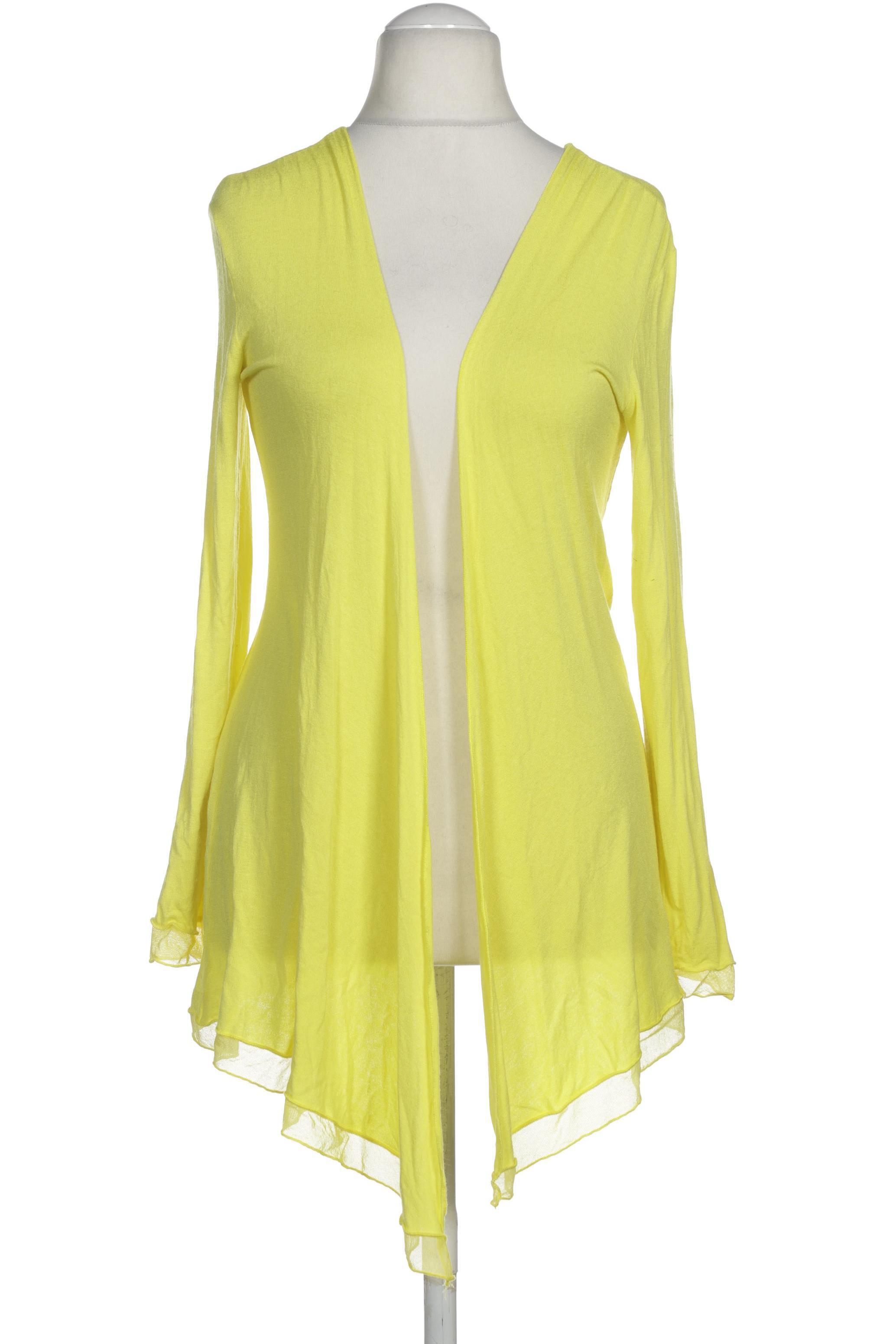 

Comma Damen Strickjacke, gelb, Gr. 38