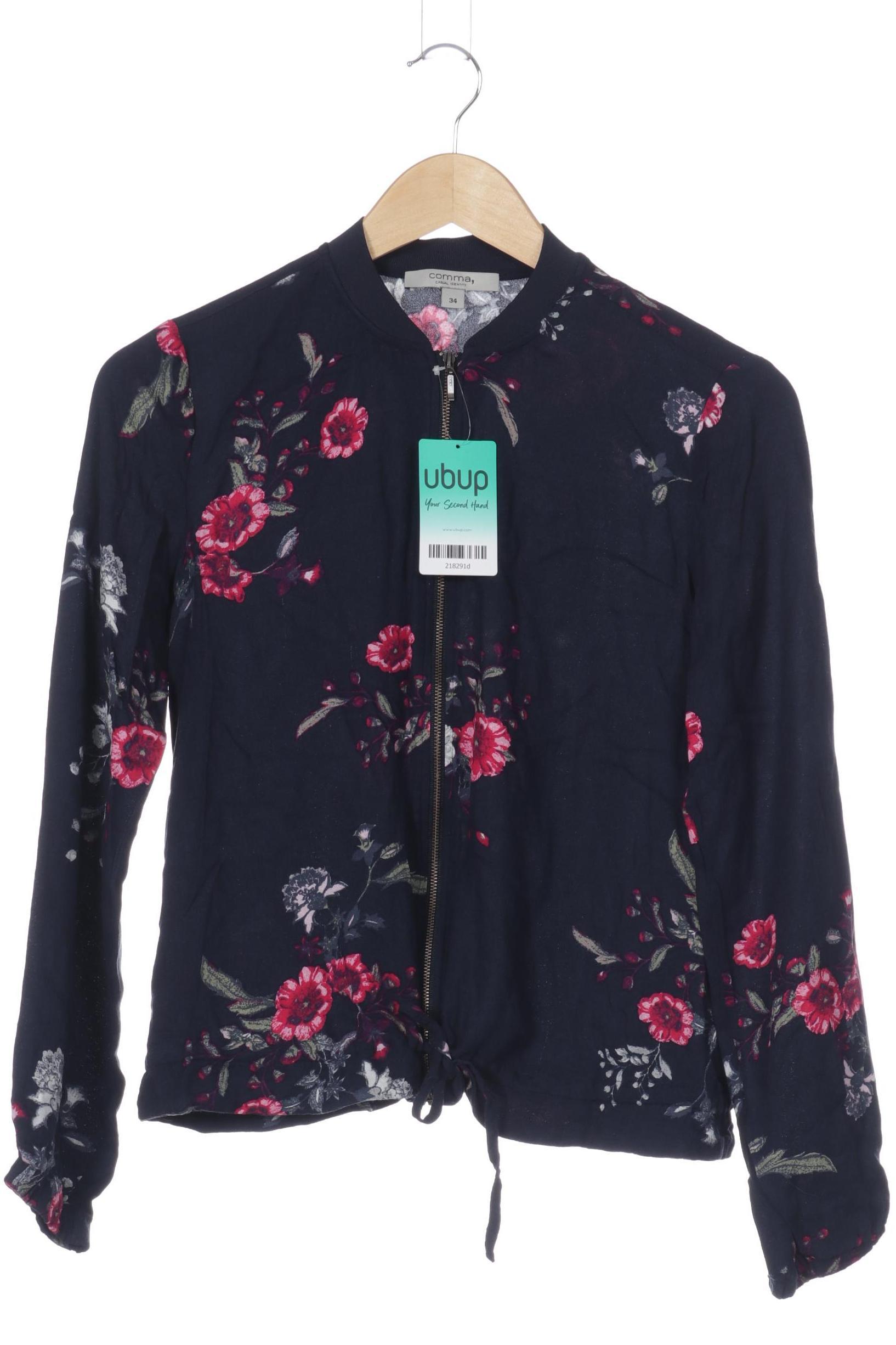 

Comma Damen Strickjacke, blau, Gr. 34