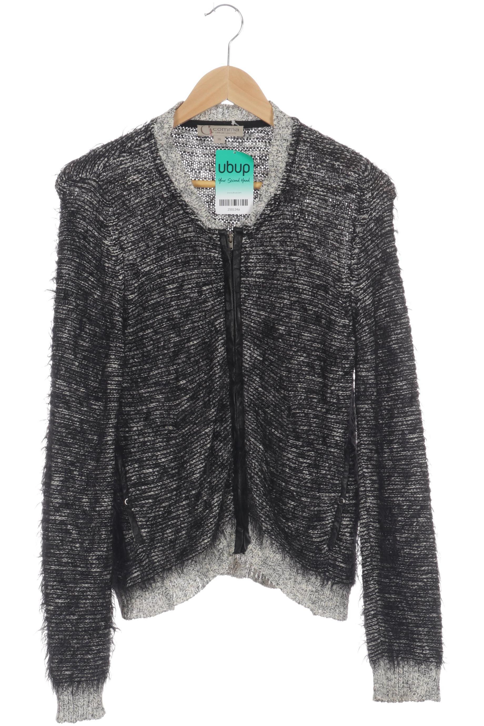 

Comma Damen Strickjacke, schwarz, Gr. 36