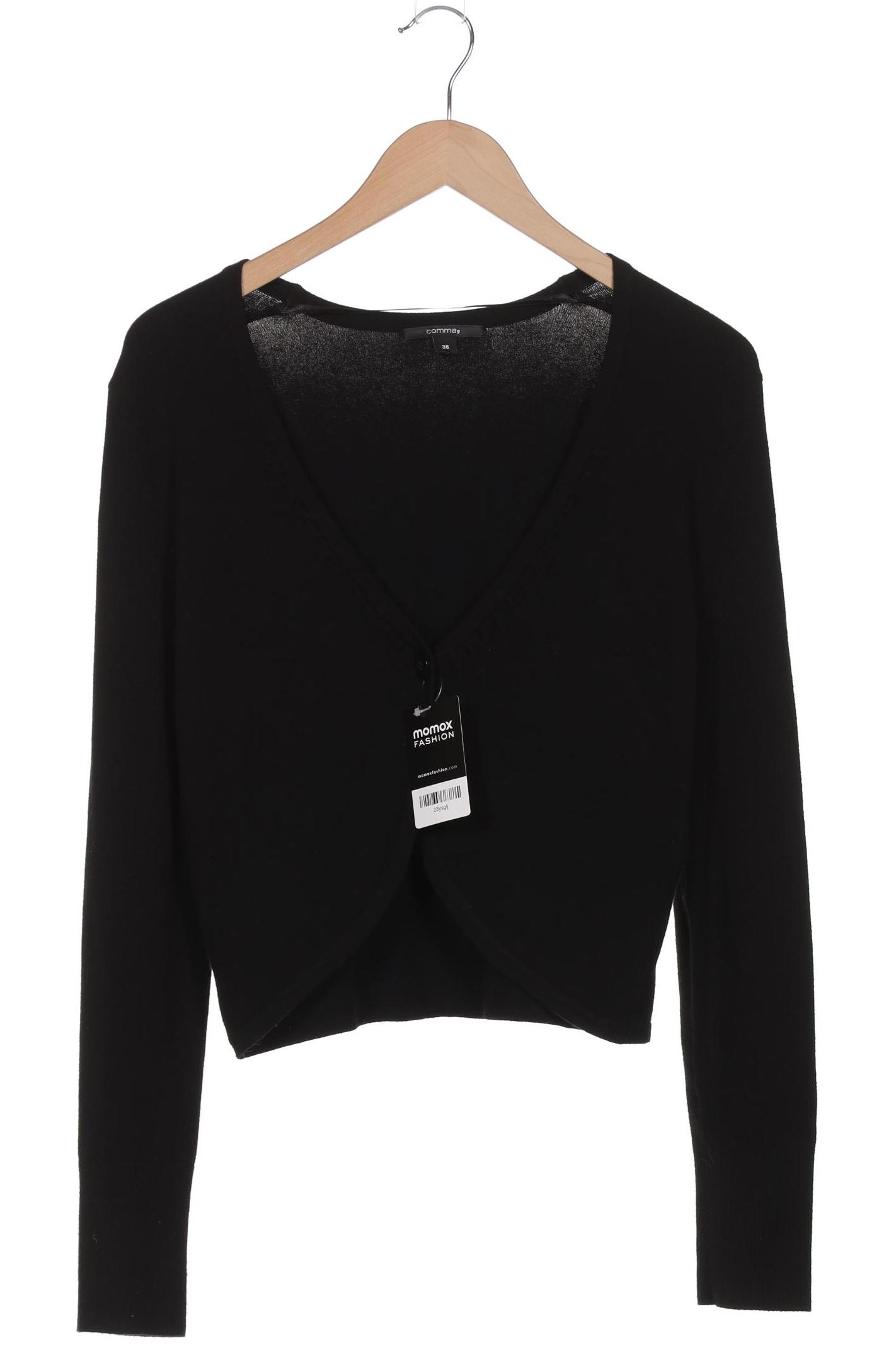 

Comma Damen Strickjacke, schwarz, Gr. 38