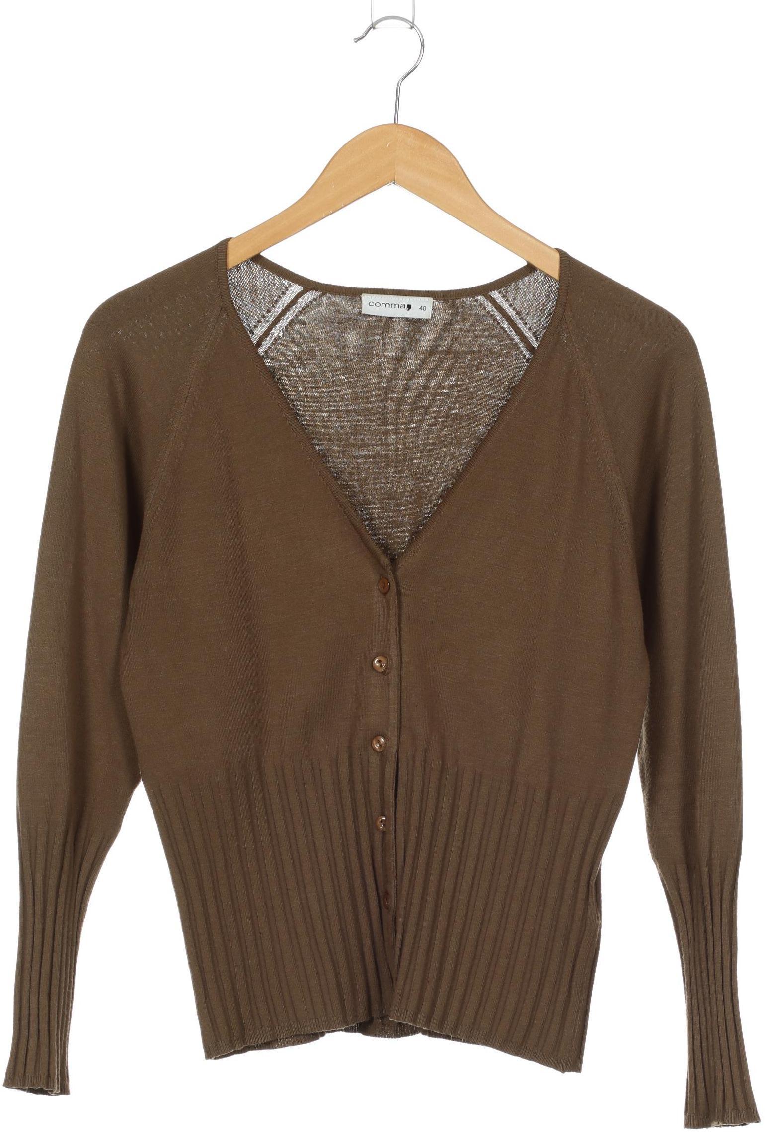 

Comma Damen Strickjacke, braun, Gr. 40