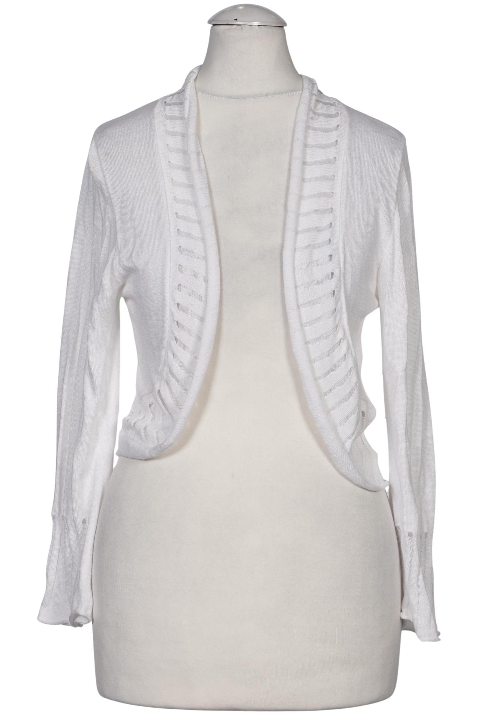 

Comma Damen Strickjacke, weiß, Gr. 36