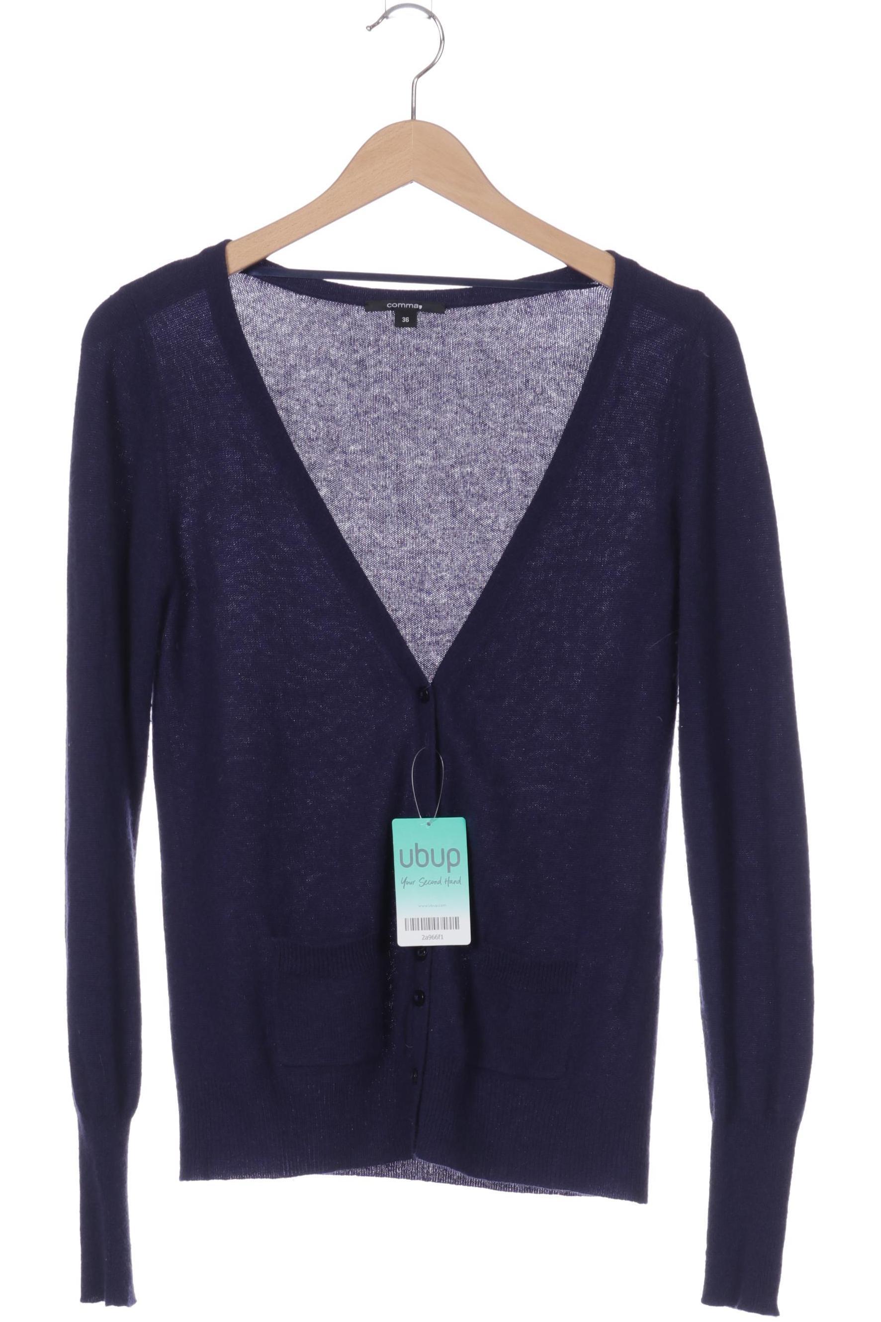 

Comma Damen Strickjacke, blau, Gr. 36