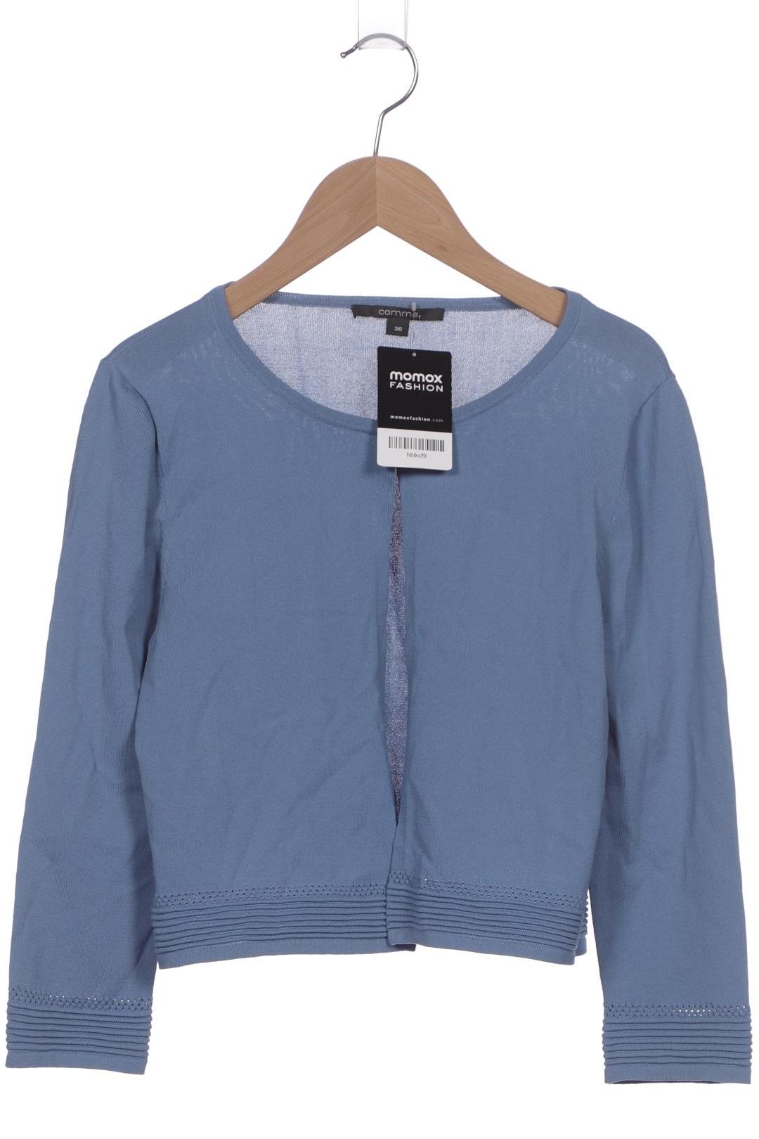 

Comma Damen Strickjacke, blau, Gr. 36
