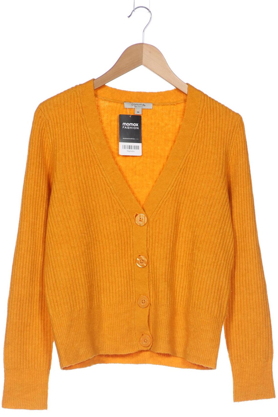 

Comma Damen Strickjacke, orange, Gr. 34