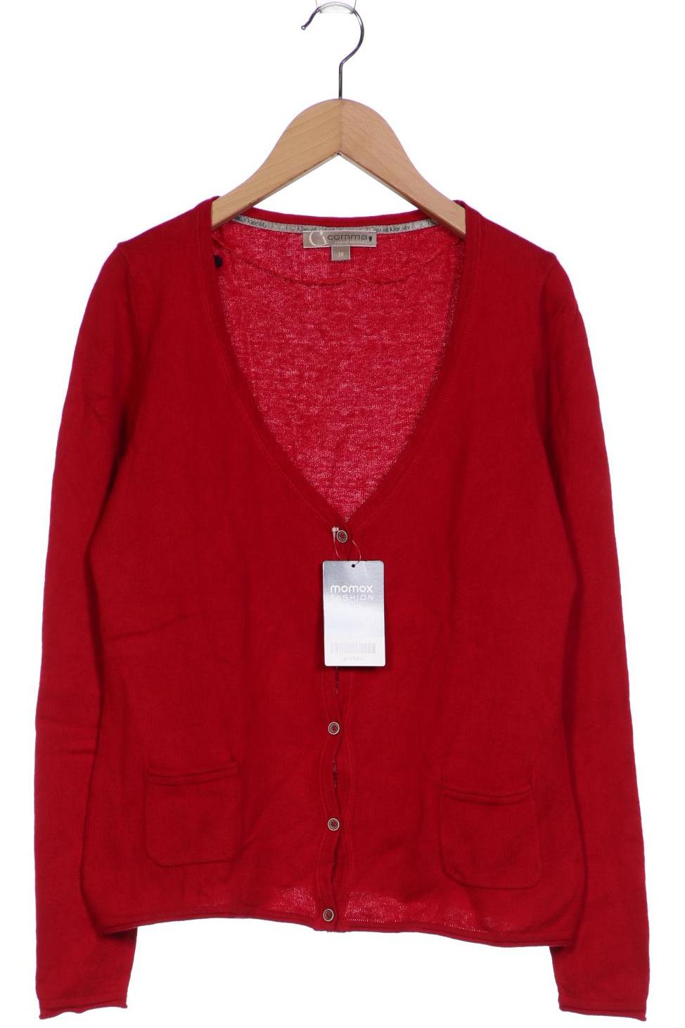 

Comma Damen Strickjacke, rot, Gr. 36