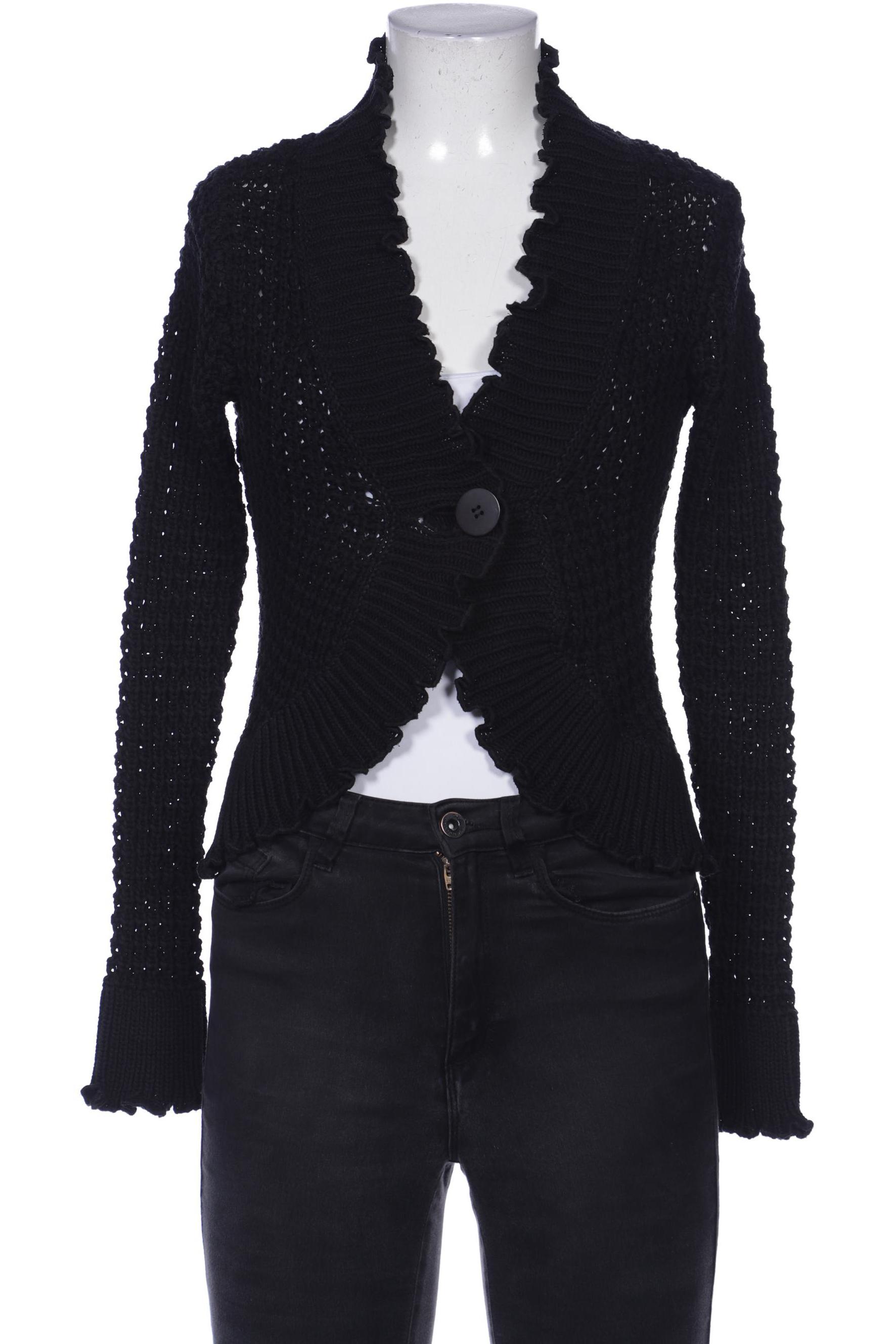 

Comma Damen Strickjacke, schwarz, Gr. 36