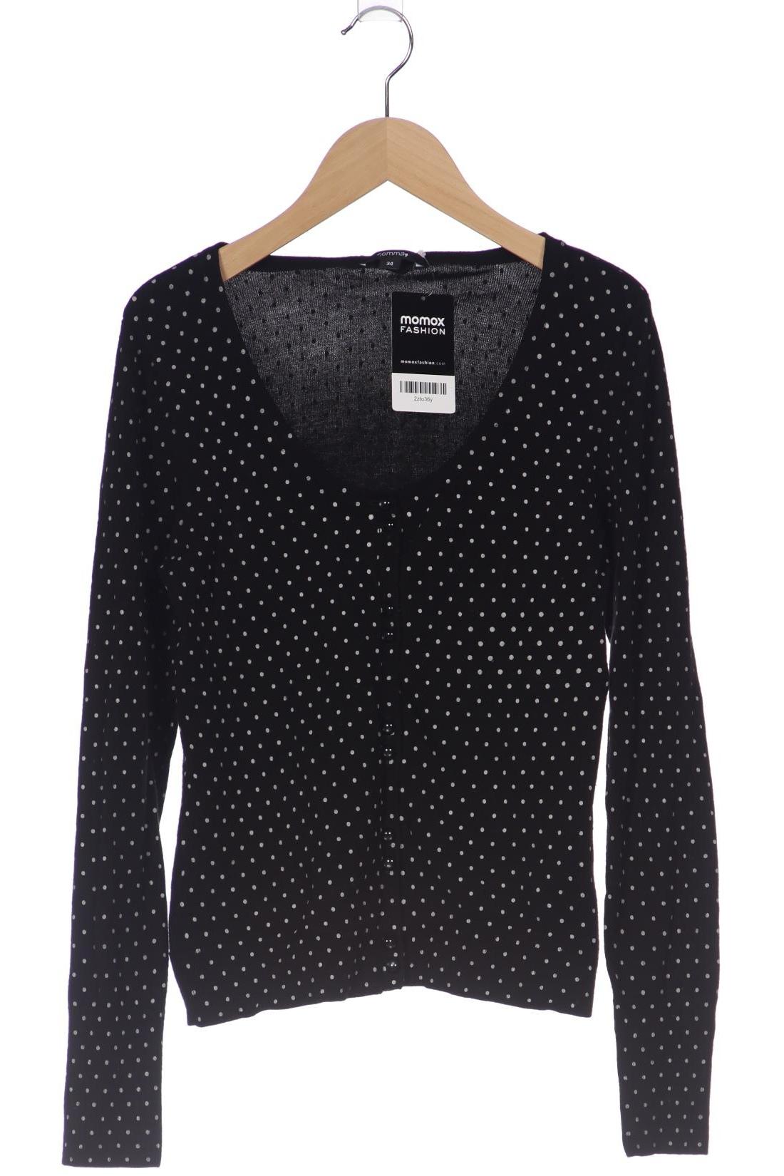 

Comma Damen Strickjacke, schwarz, Gr. 34