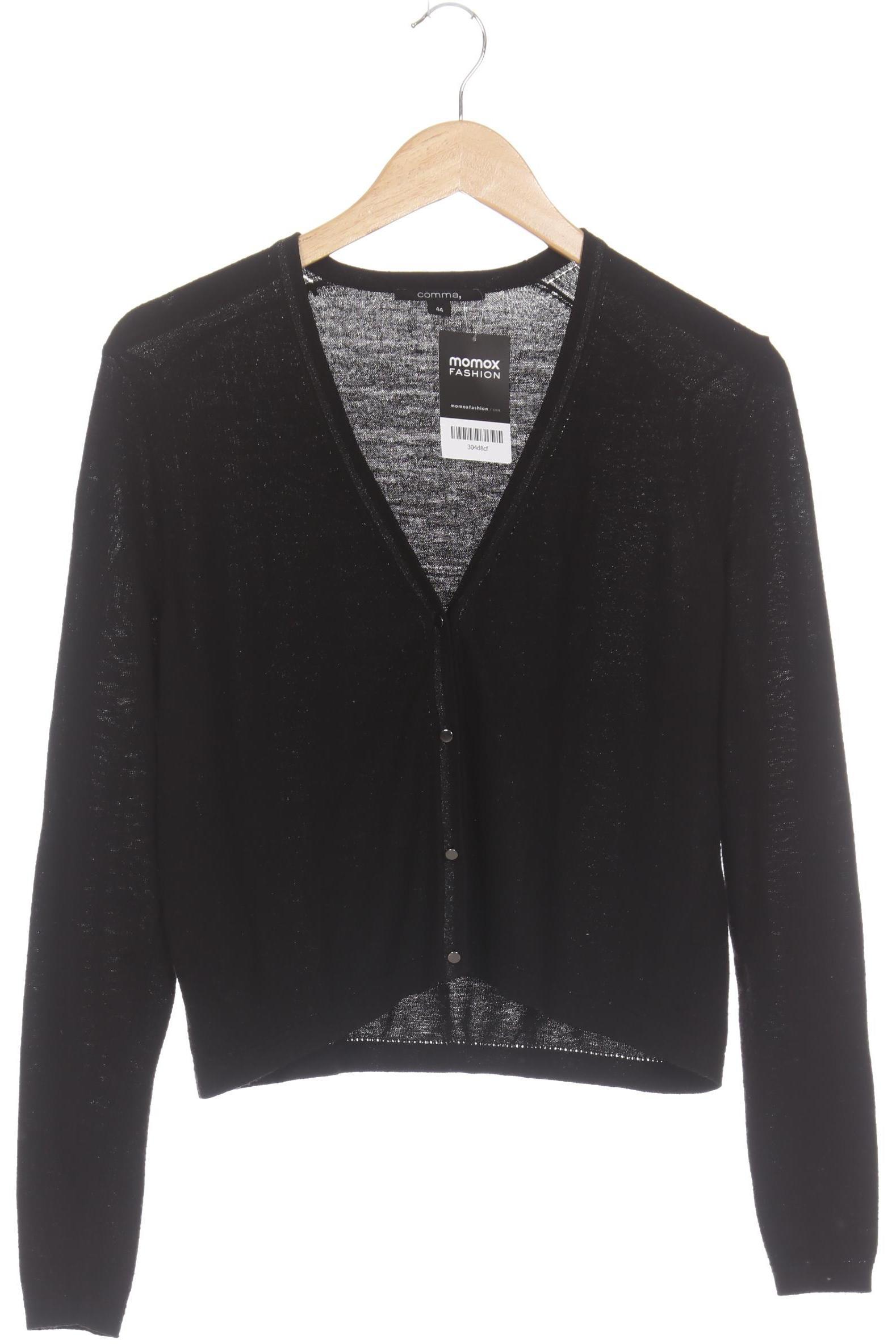 

Comma Damen Strickjacke, schwarz, Gr. 44