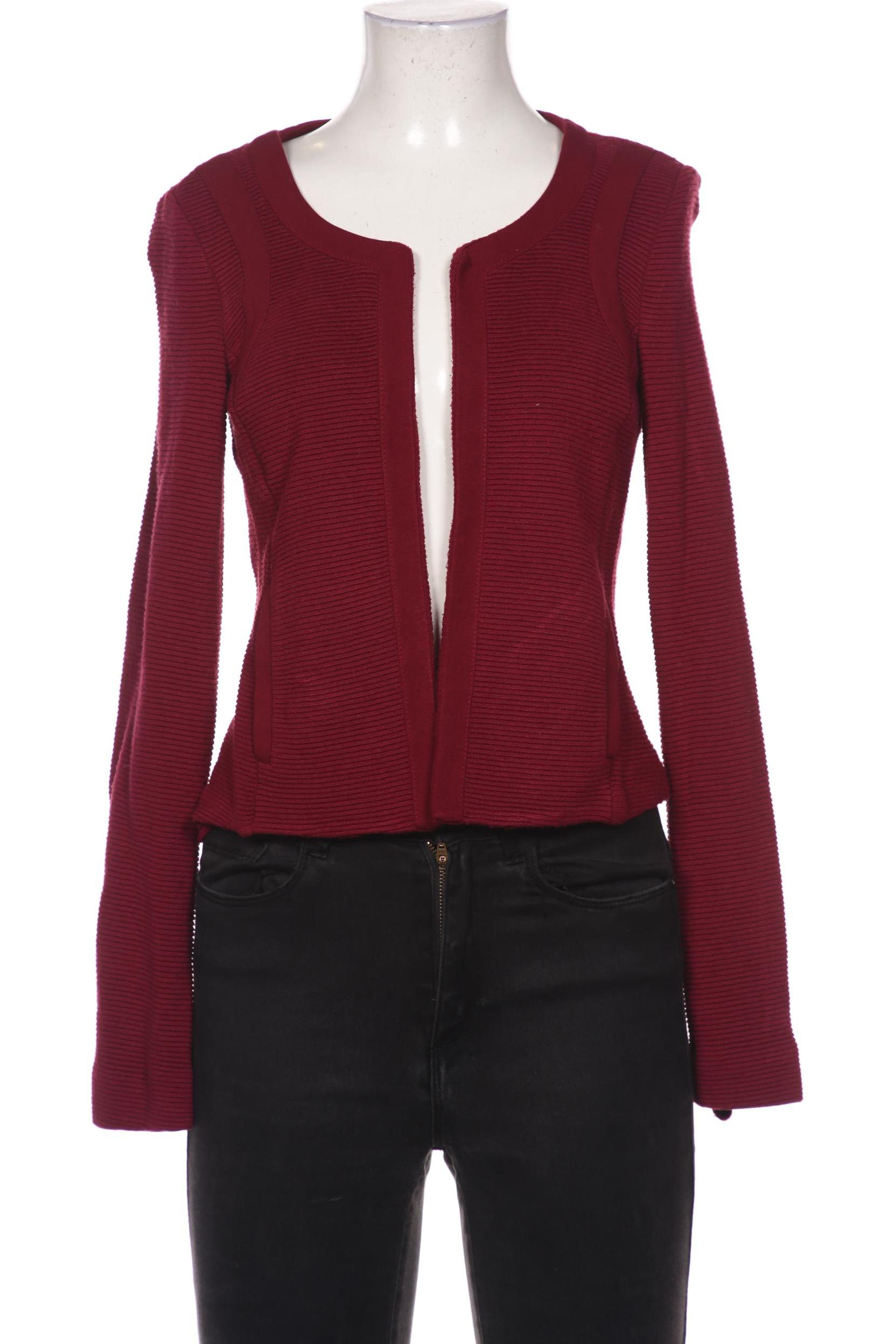 

Comma Damen Strickjacke, bordeaux, Gr. 36