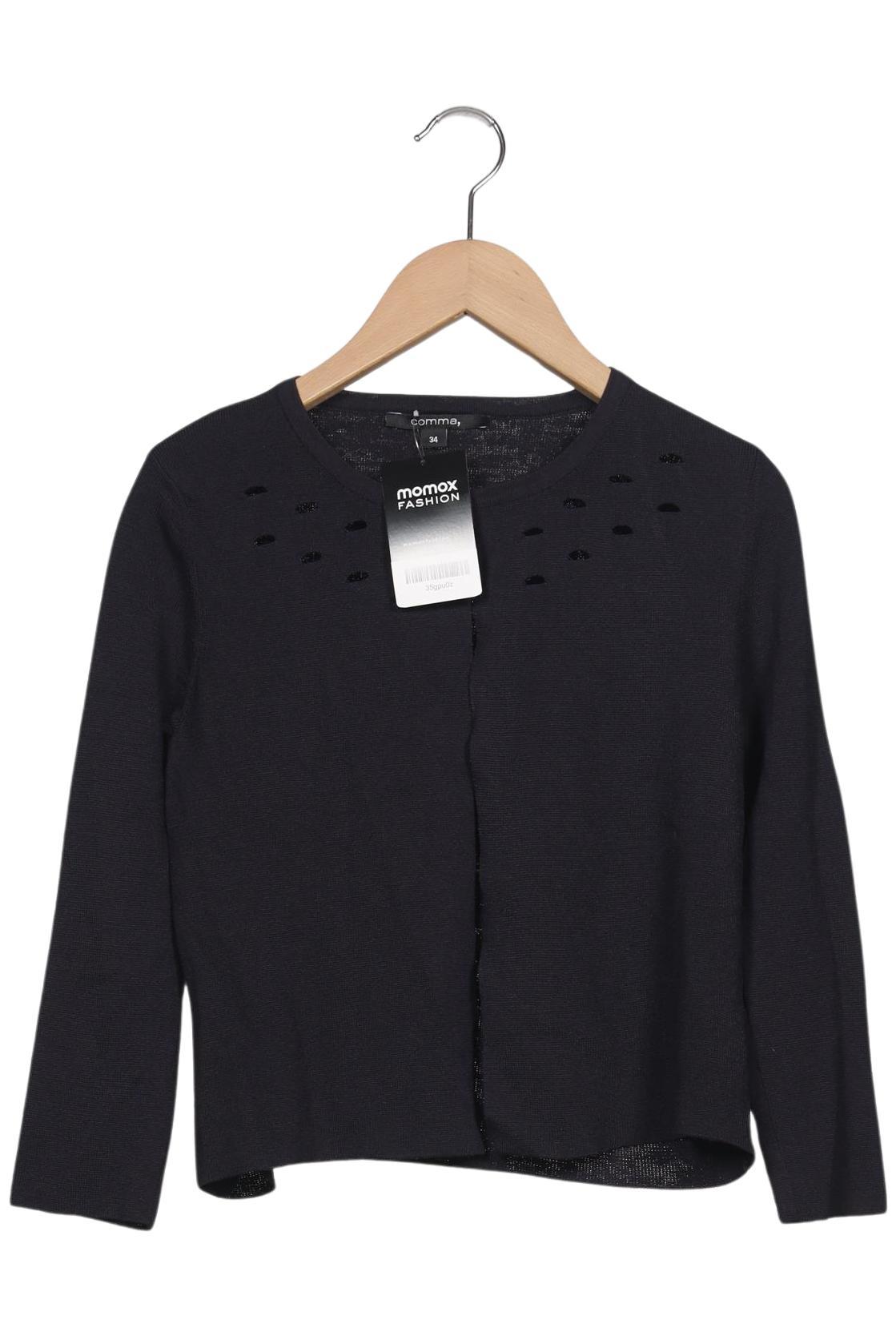 

Comma Damen Strickjacke, marineblau, Gr. 34