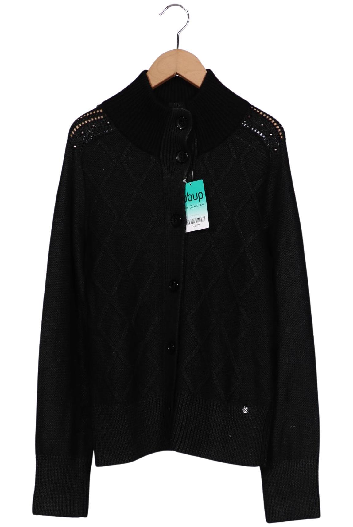 

Comma Damen Strickjacke, schwarz, Gr. 38