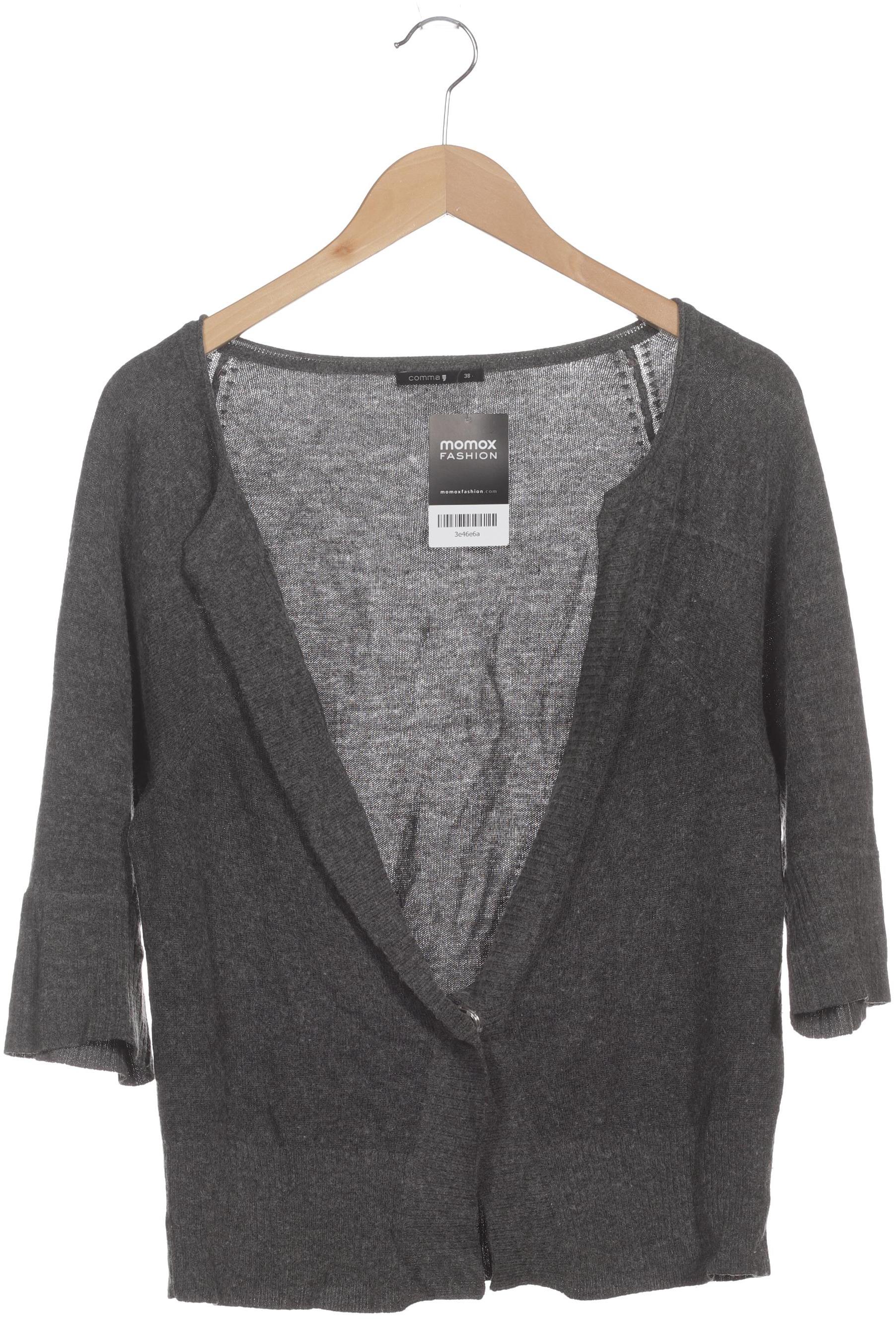 

Comma Damen Strickjacke, grau, Gr. 38