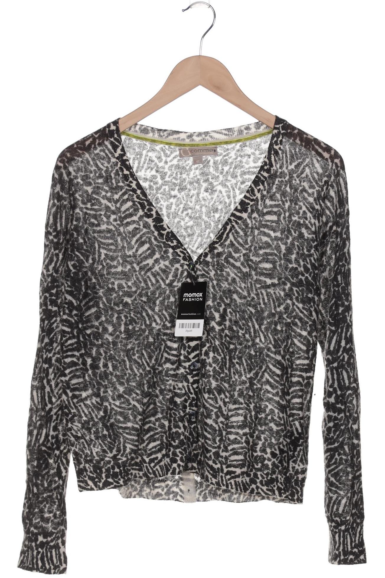

Comma Damen Strickjacke, schwarz, Gr. 42