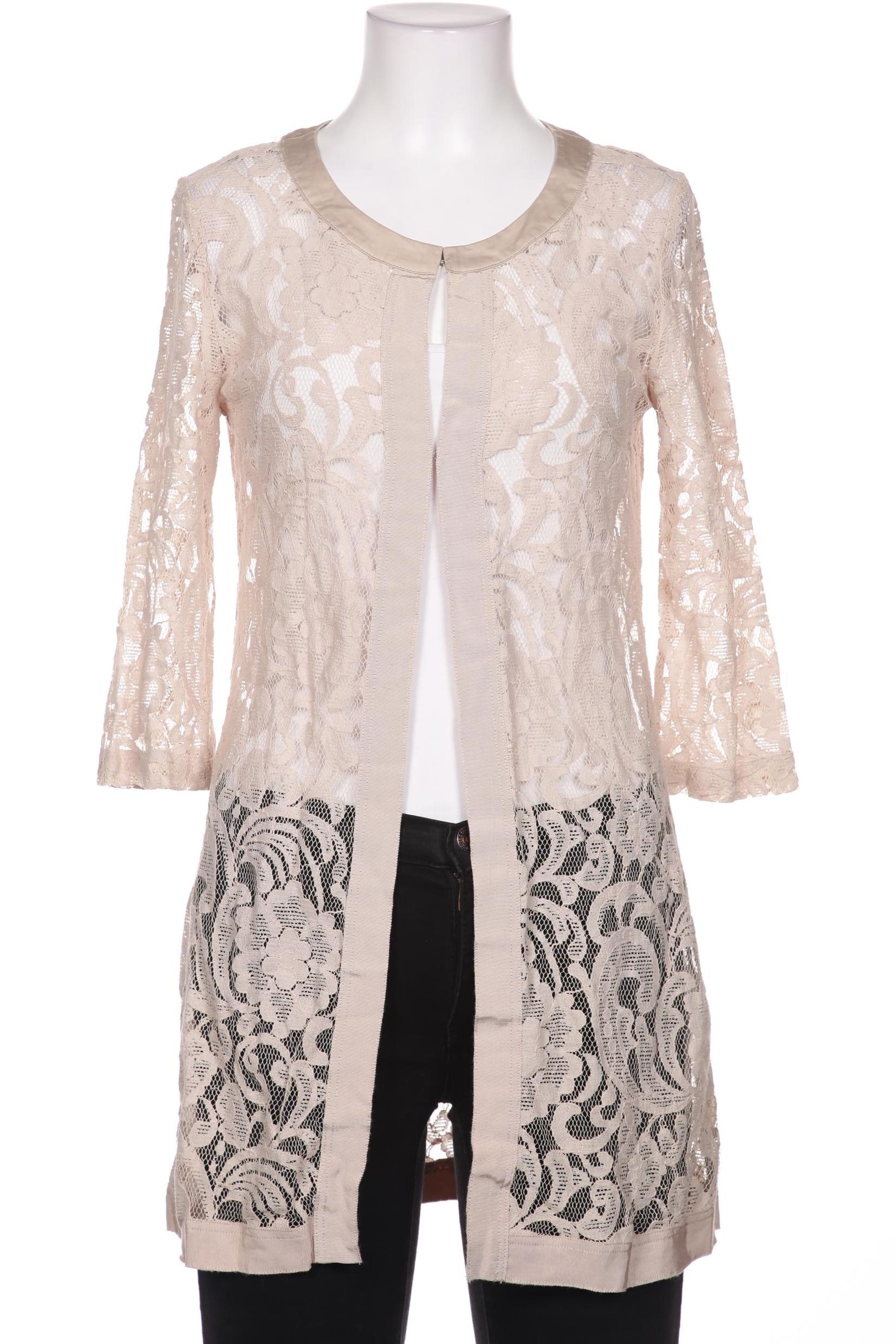 

Comma Damen Strickjacke, beige, Gr. 34